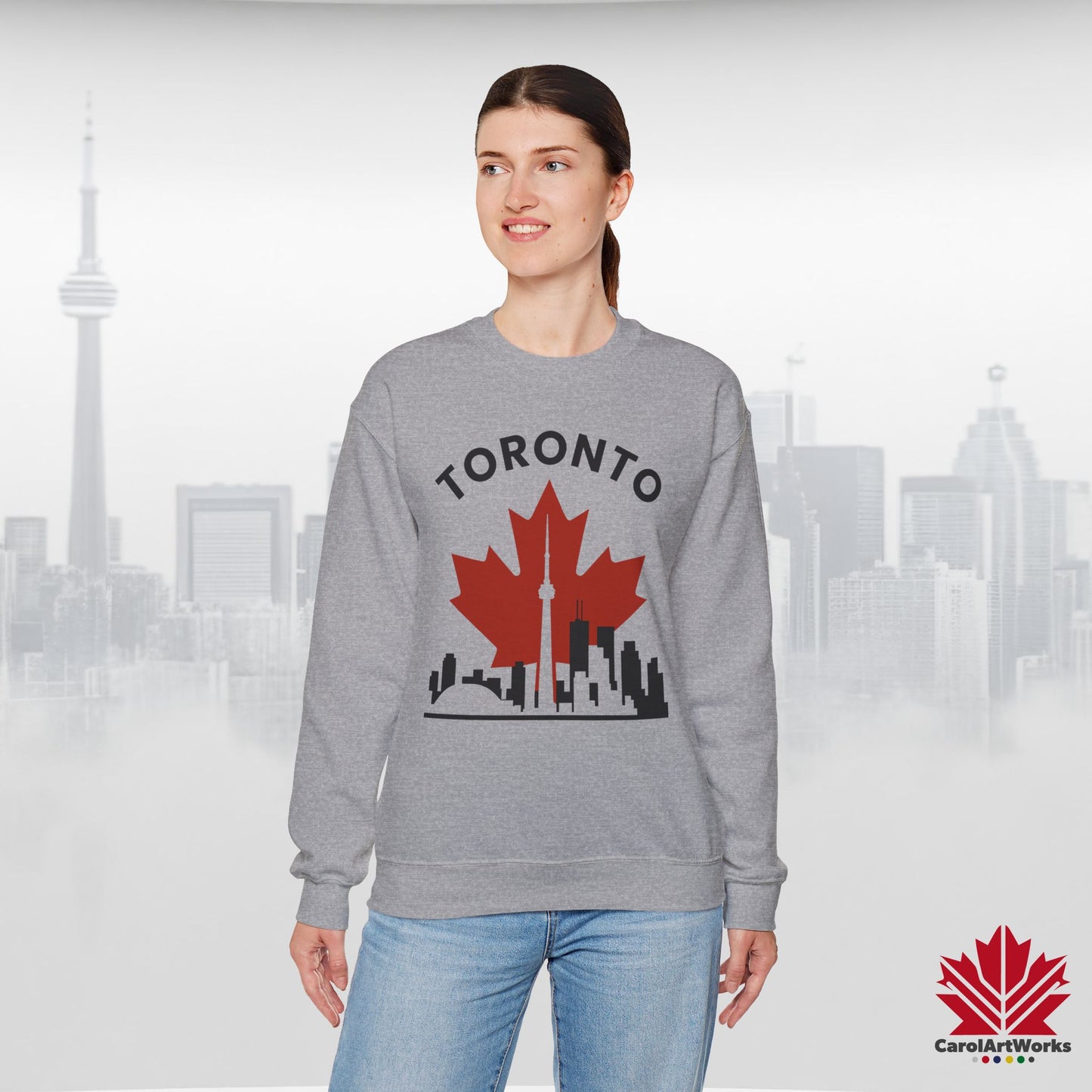 Pull ras du cou confortable Toronto Leafline pour les légendes locales