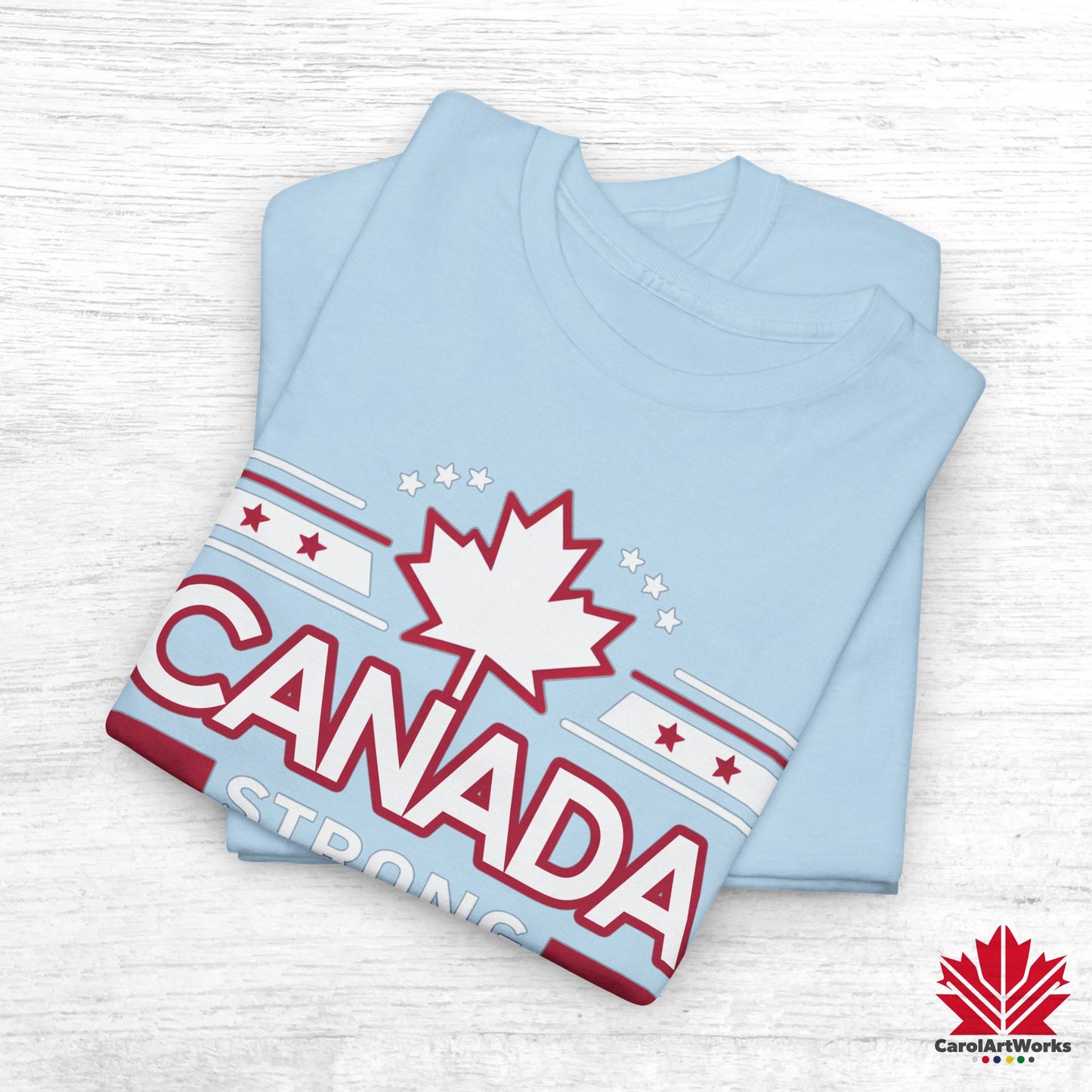 “Canada Strong Again” Unisex Cotton Tee – Comfortable Casual Wear