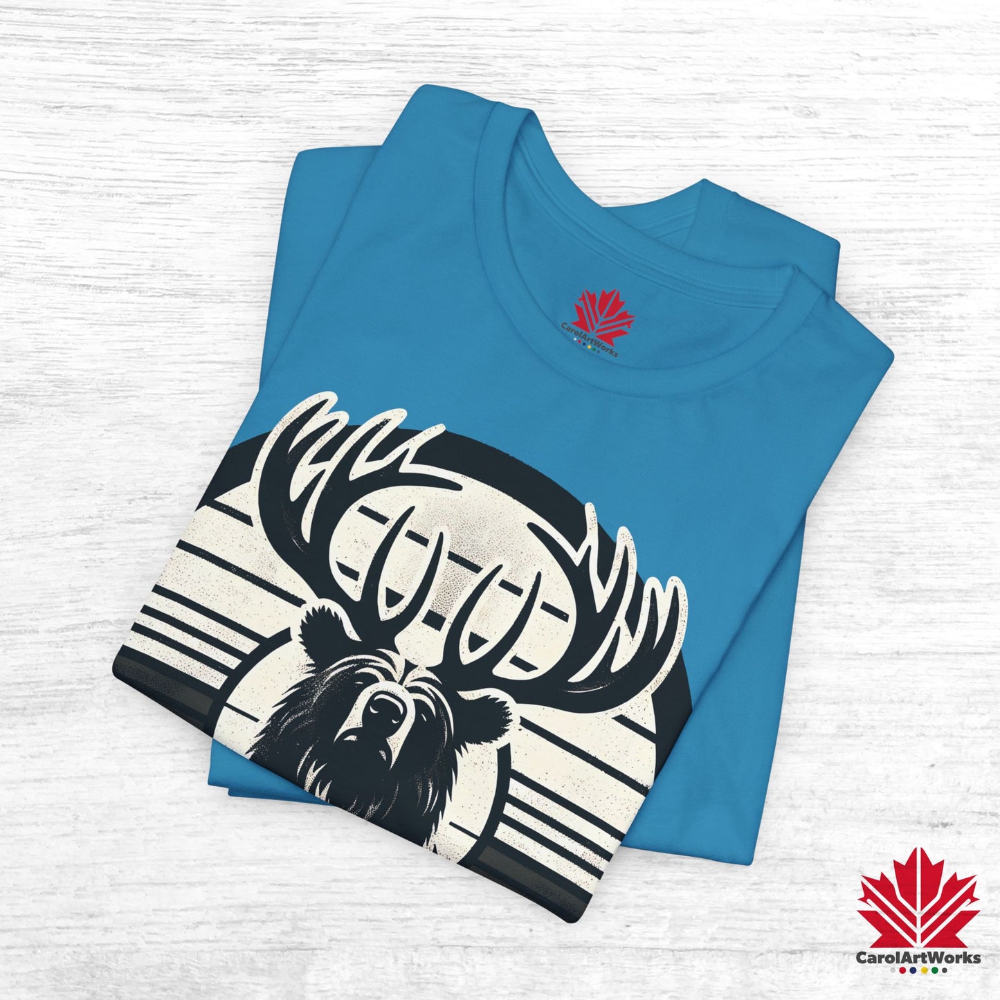 “Wild & Free” Unisex Short Sleeve Tee – Nature Inspired Graphic T-Shirt