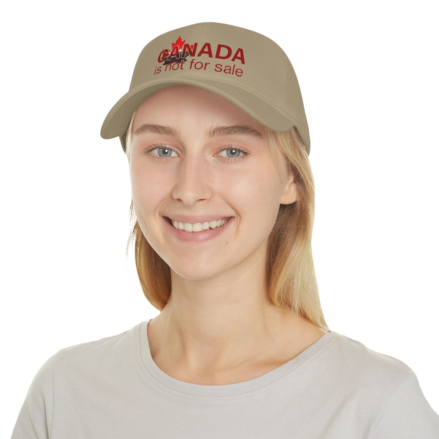 Casquette de baseball « Le Canada n'est pas à vendre » – Feuille d'érable rouge et montagnes, chapeau canadien