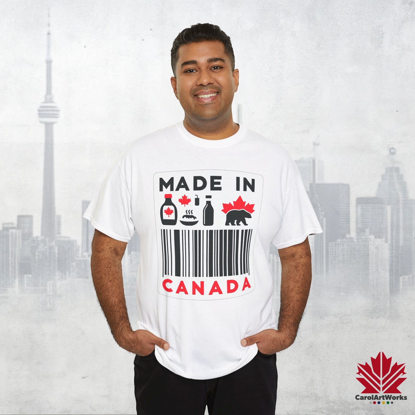 “Made in Canada” Unisex Cotton Tee – Canadian Pride T-Shirt