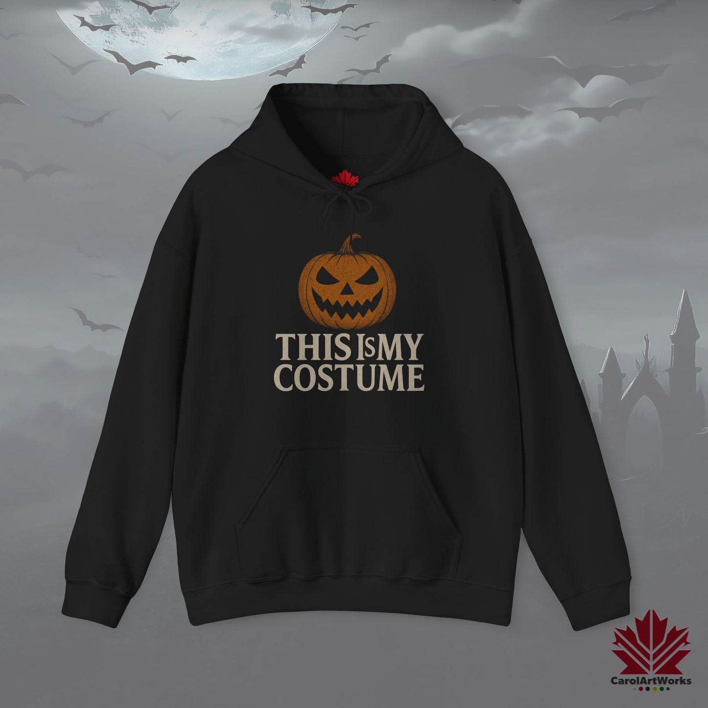 This Is My Costume – Unisex Hoodie for Halloween Party Minimalists