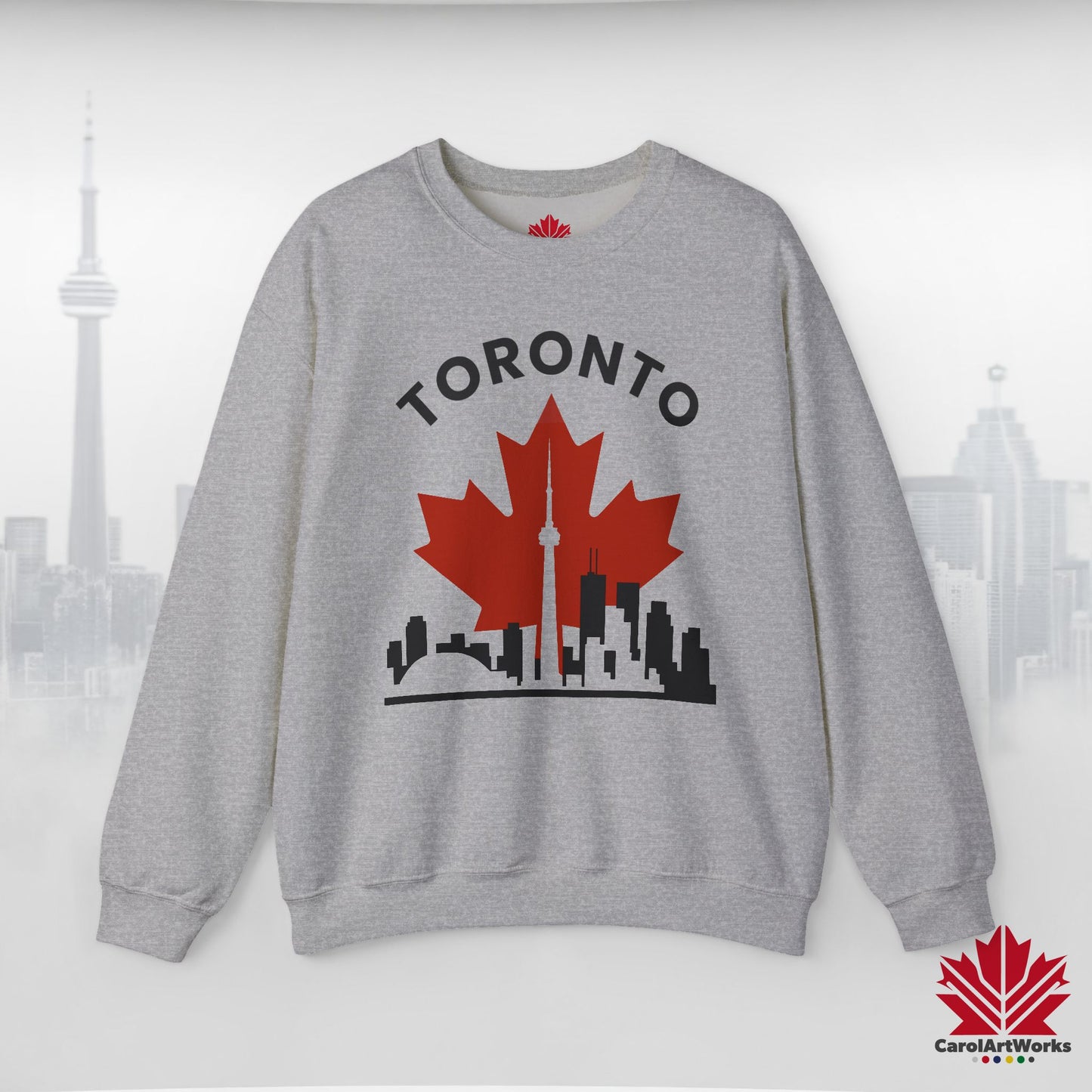 Pull ras du cou confortable Toronto Leafline pour les légendes locales