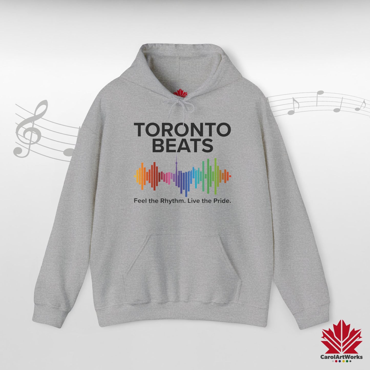 Sweat à capuche Toronto Beats – Bruyant dehors. Chaud dedans.