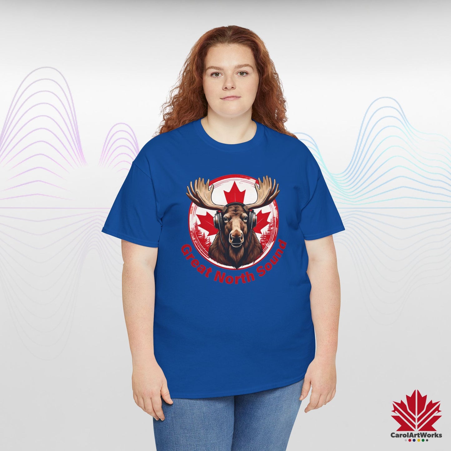 "Great North Sound" True North Sound Moose Tee