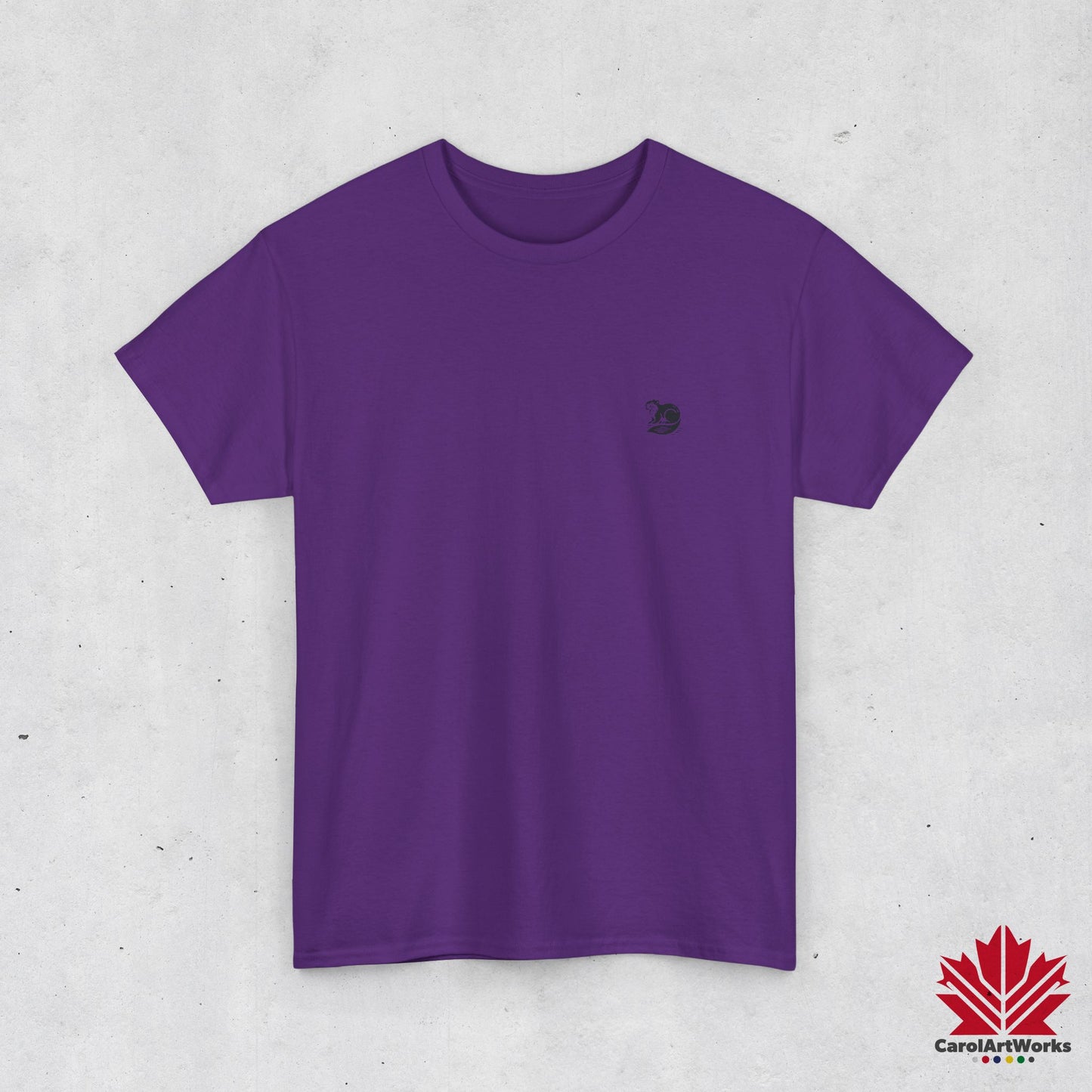 scandinavian minimalistic BEAVER Design Unisex Cotton Tee – Soft and Comfortable Everyday Wear
