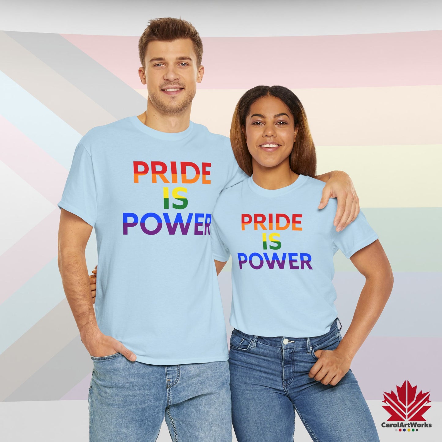Pride Is Power – Classic Pride Tee for Everyday Courage