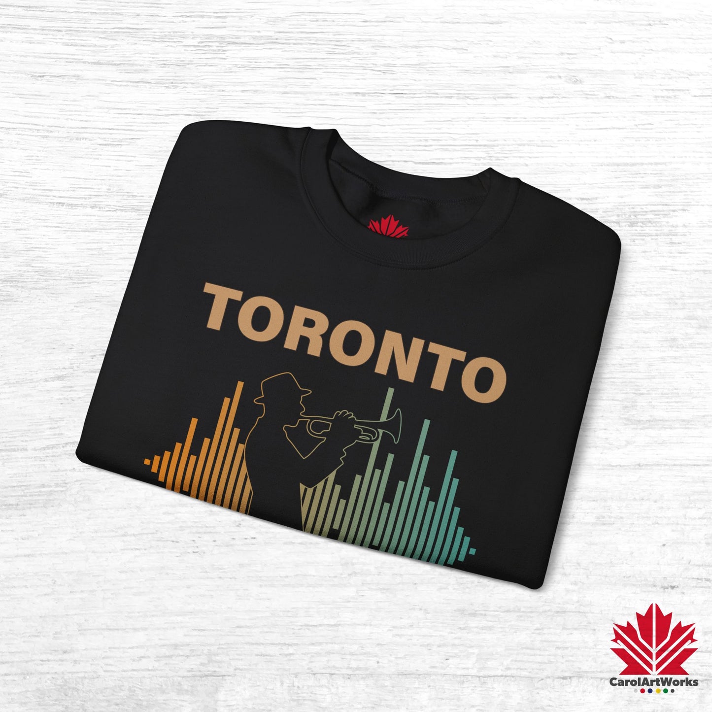 Sweat-shirt Toronto Soundwaves – Ambiance centre-ville, chaleur toute la journée