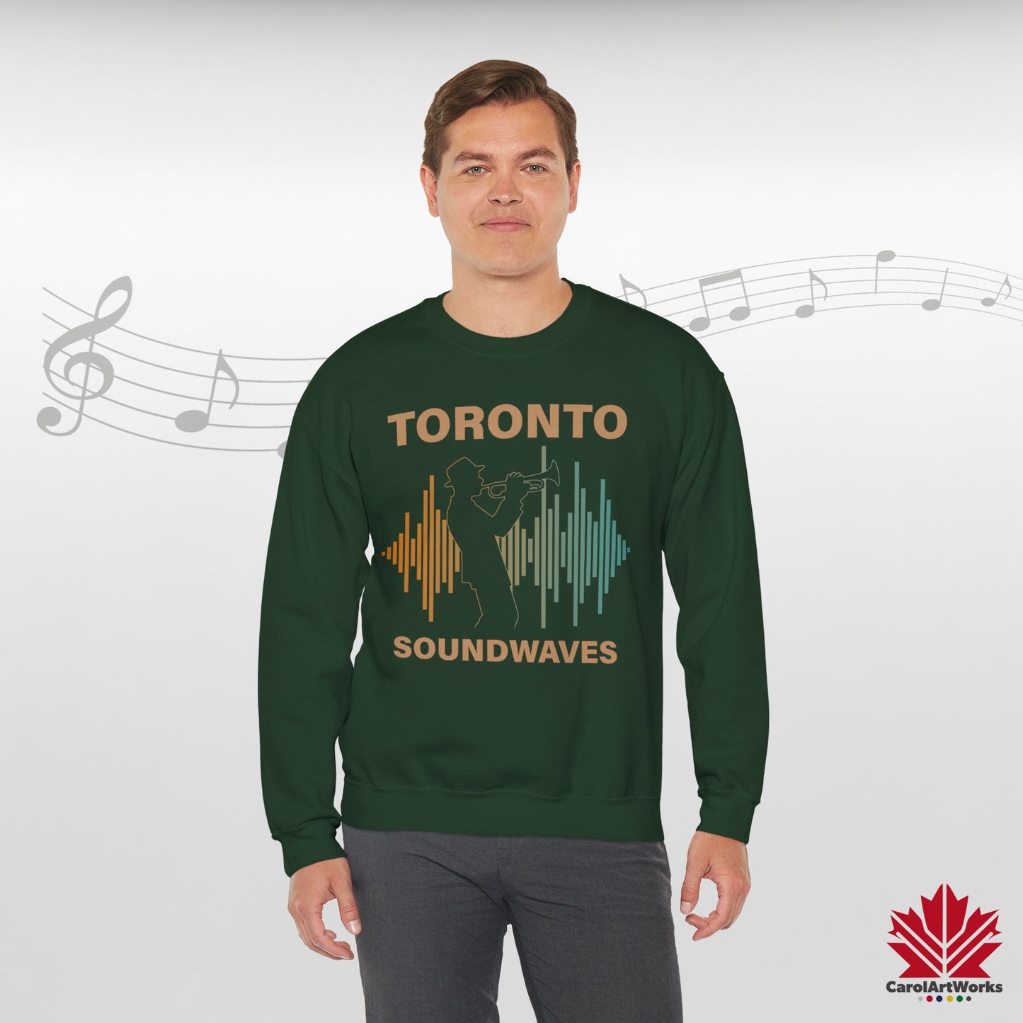Sweat-shirt Toronto Soundwaves – Ambiance centre-ville, chaleur toute la journée