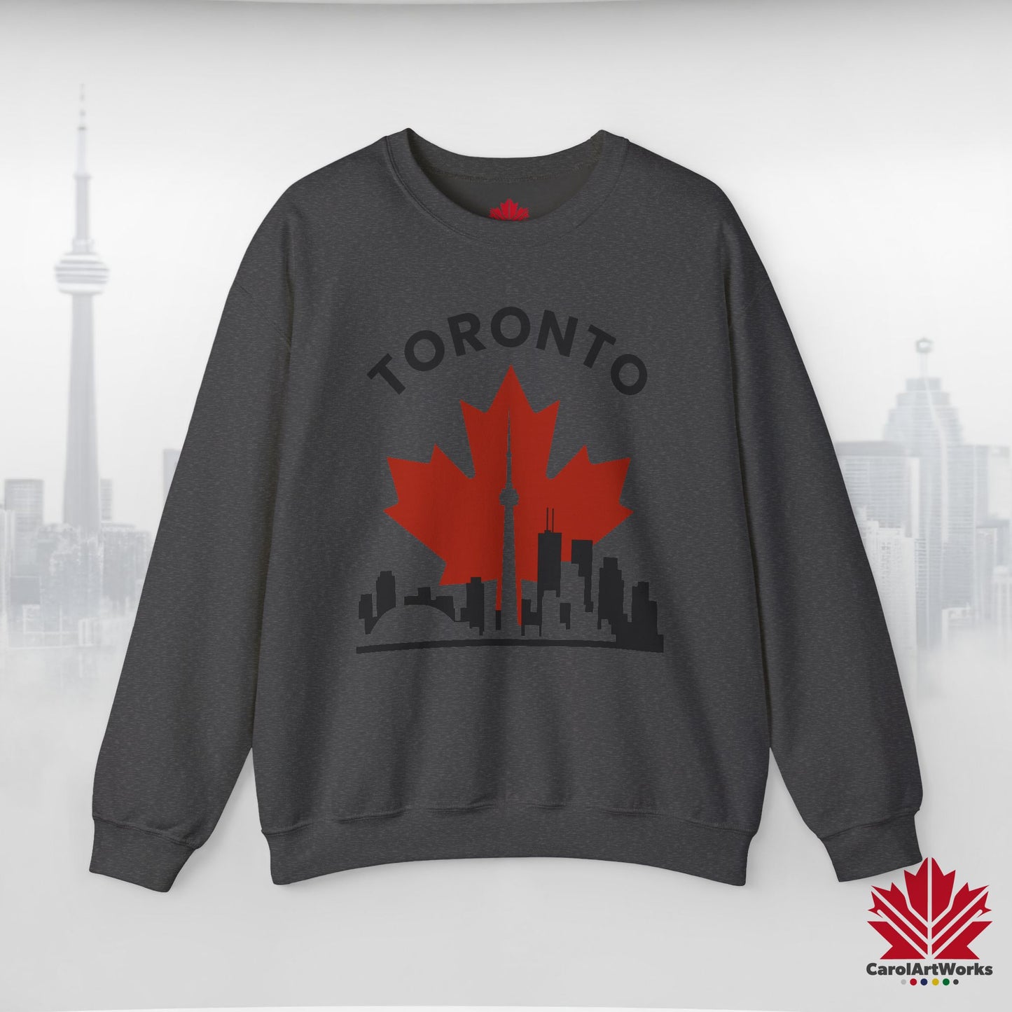 Pull ras du cou confortable Toronto Leafline pour les légendes locales