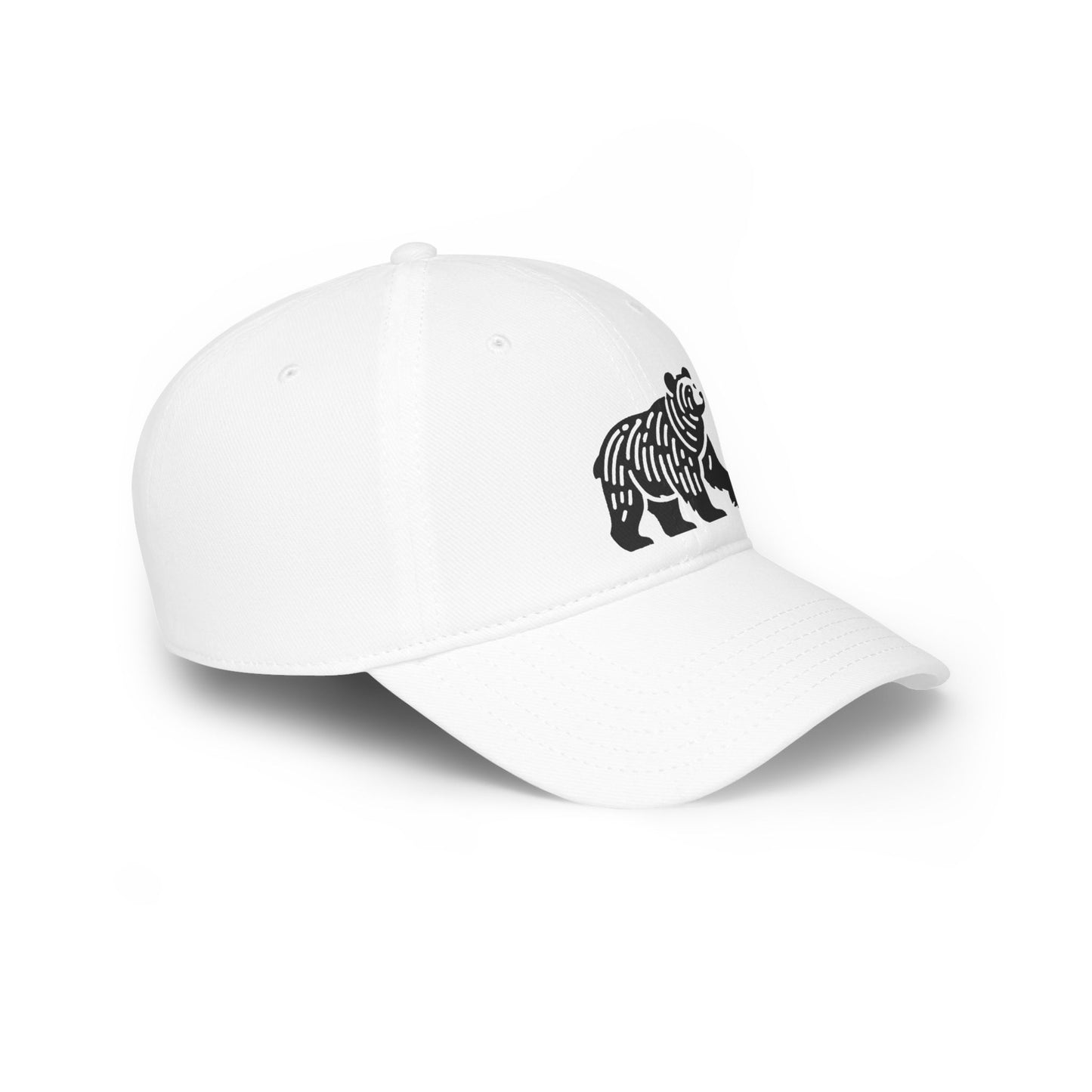 scandinavian minimalistic BEAR Design Baseball Cap – Casual Outdoor Style