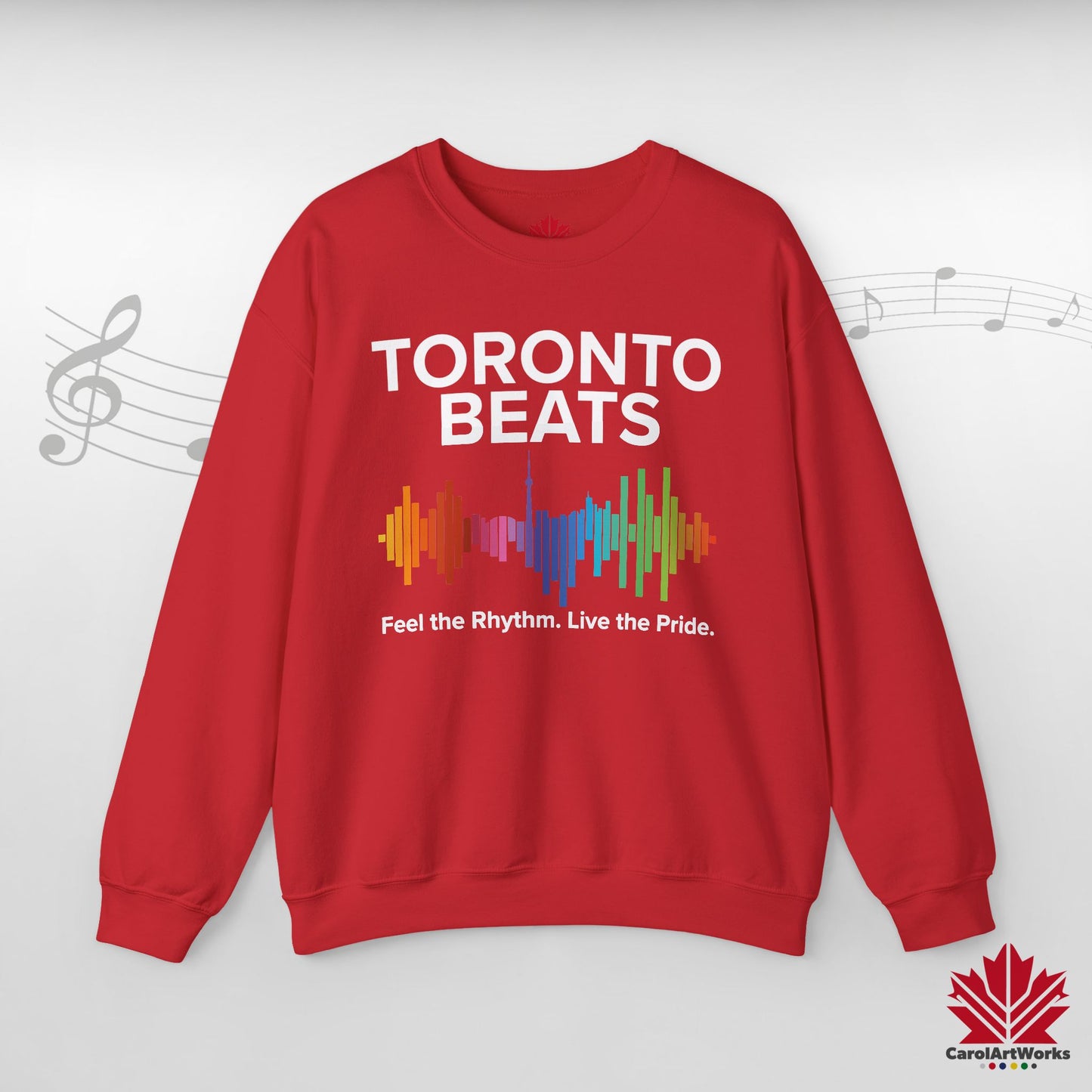 Sweat-shirt Toronto Beats Pride – Journées de détente. Âme chaleureuse.