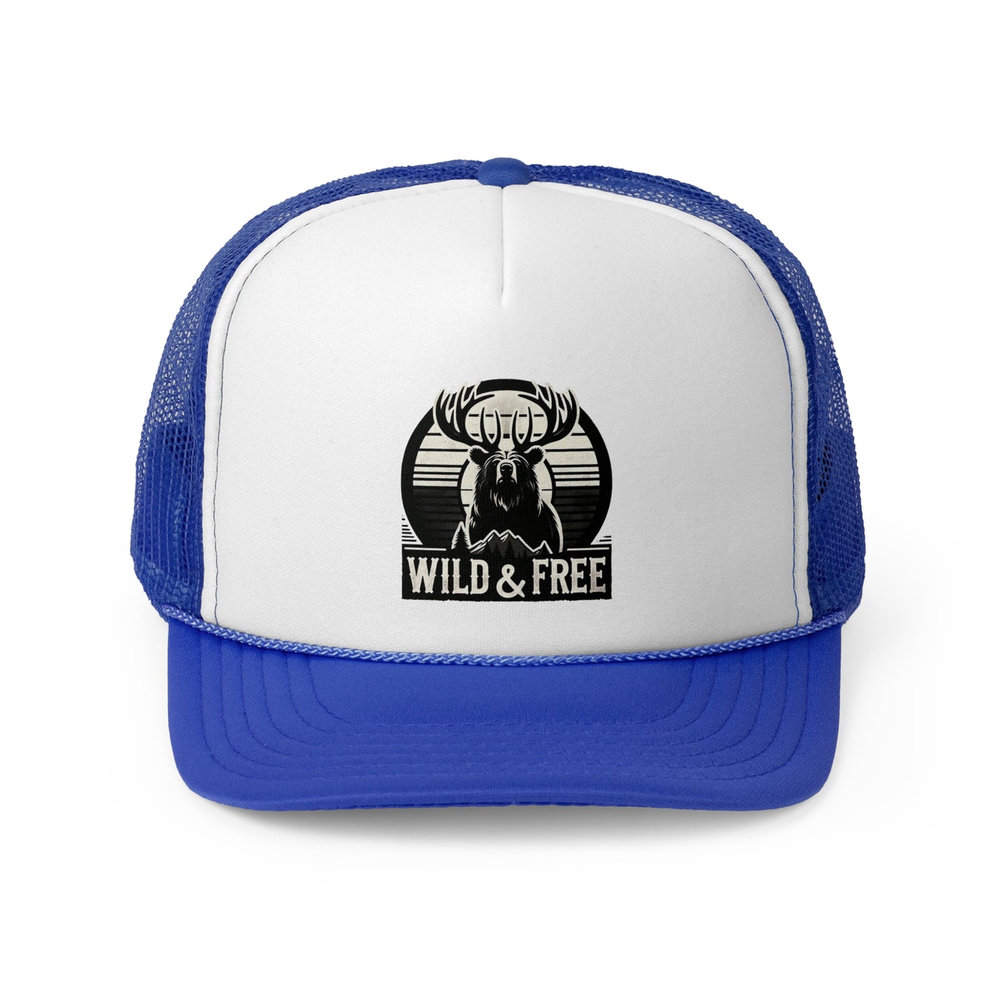 "Wild & Free" Trucker Cap for Outdoor Enthusiasts