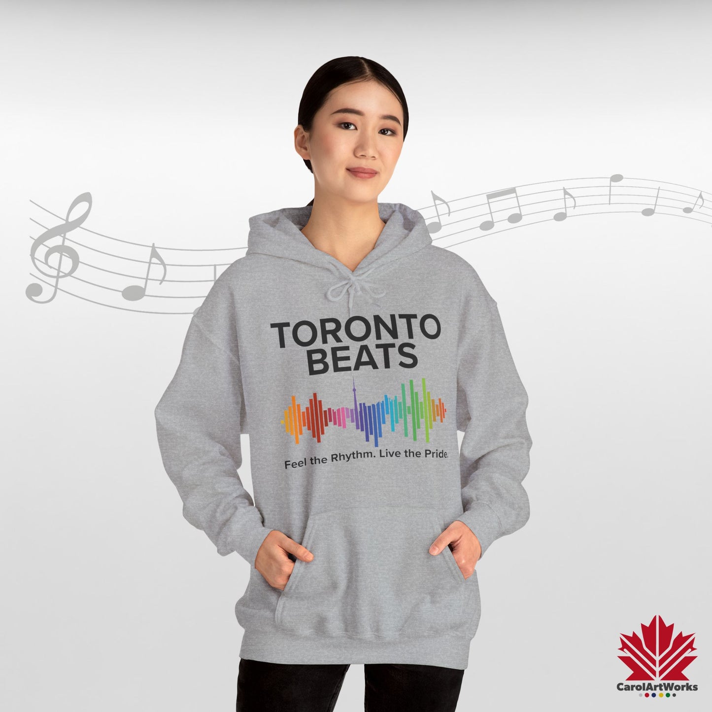 Sweat à capuche Toronto Beats – Bruyant dehors. Chaud dedans.