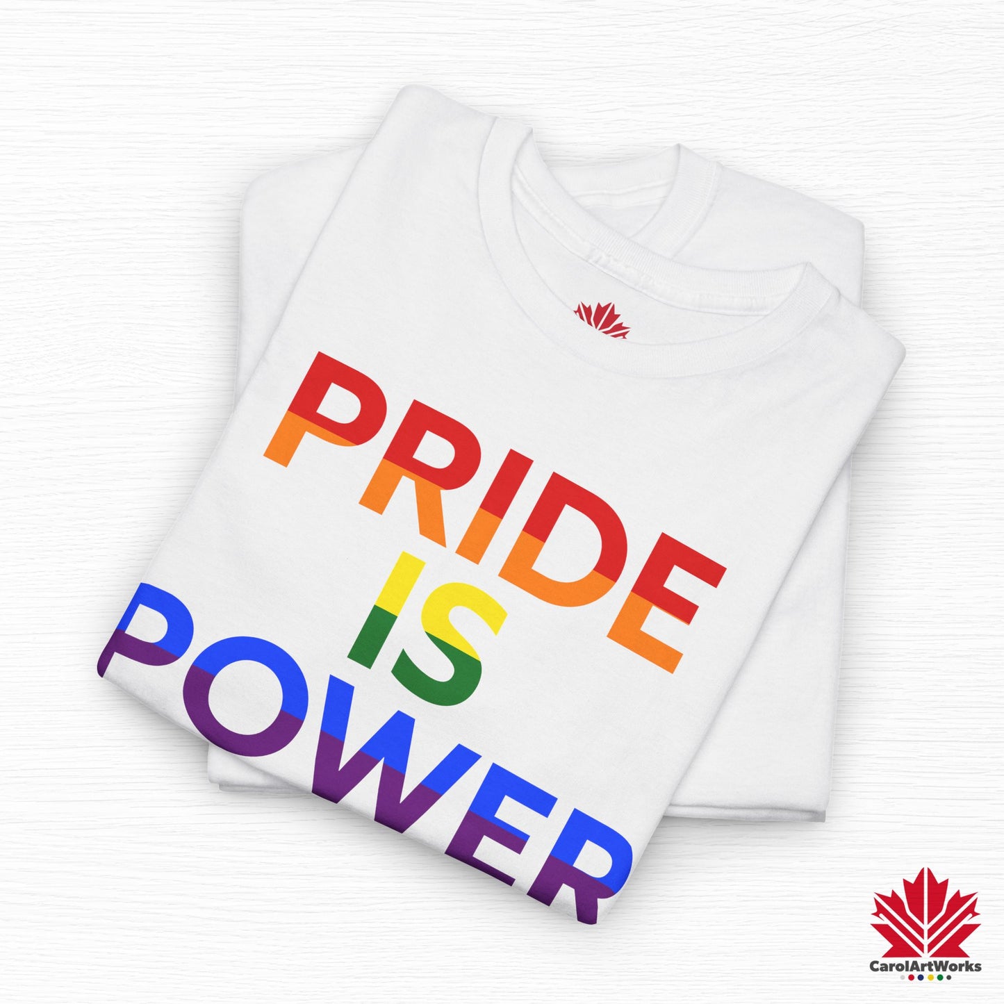 Pride Is Power – Classic Pride Tee for Everyday Courage