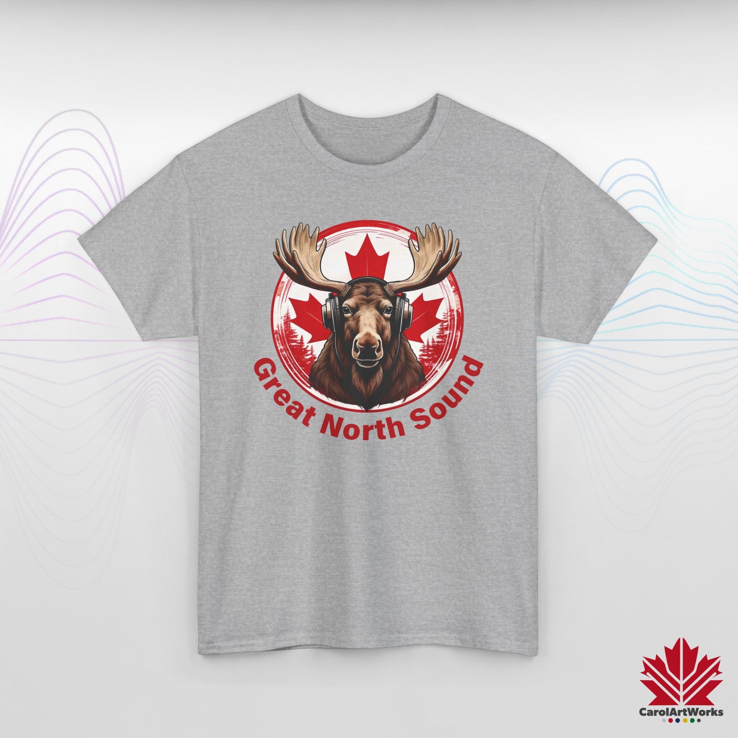 "Great North Sound" True North Sound Moose Tee