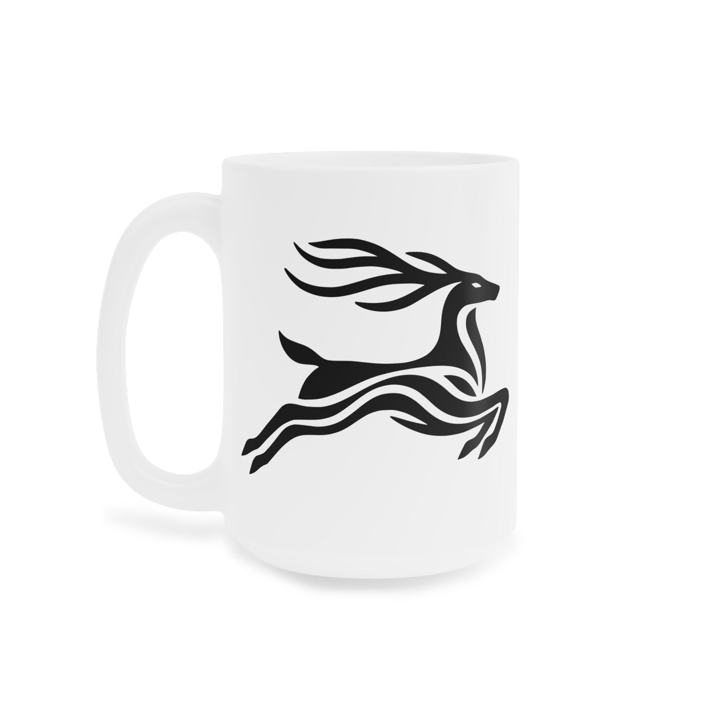 scandinavian minimalistic DEER - Ceramic Mugs (11oz\15oz\20oz)