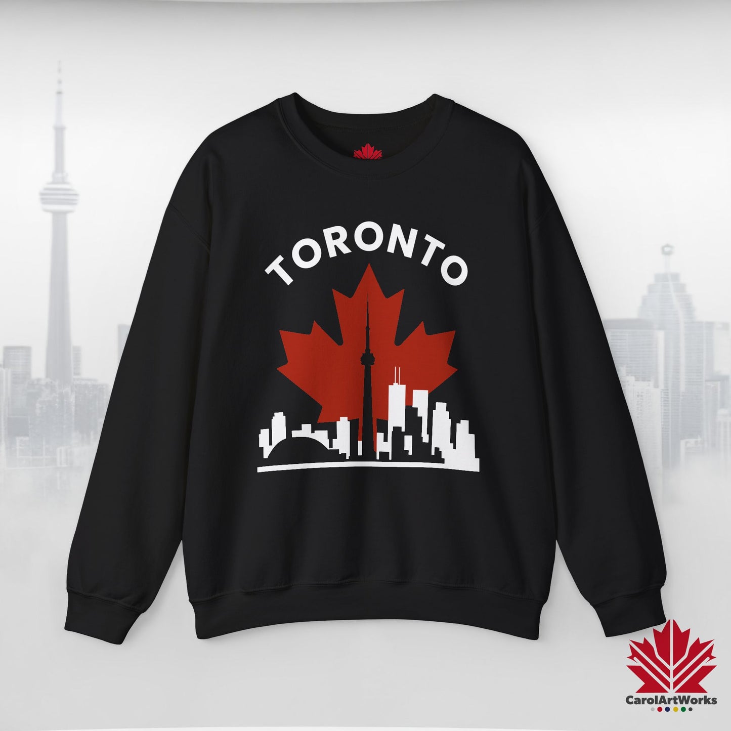 Pull ras du cou confortable Toronto Leafline pour les légendes locales