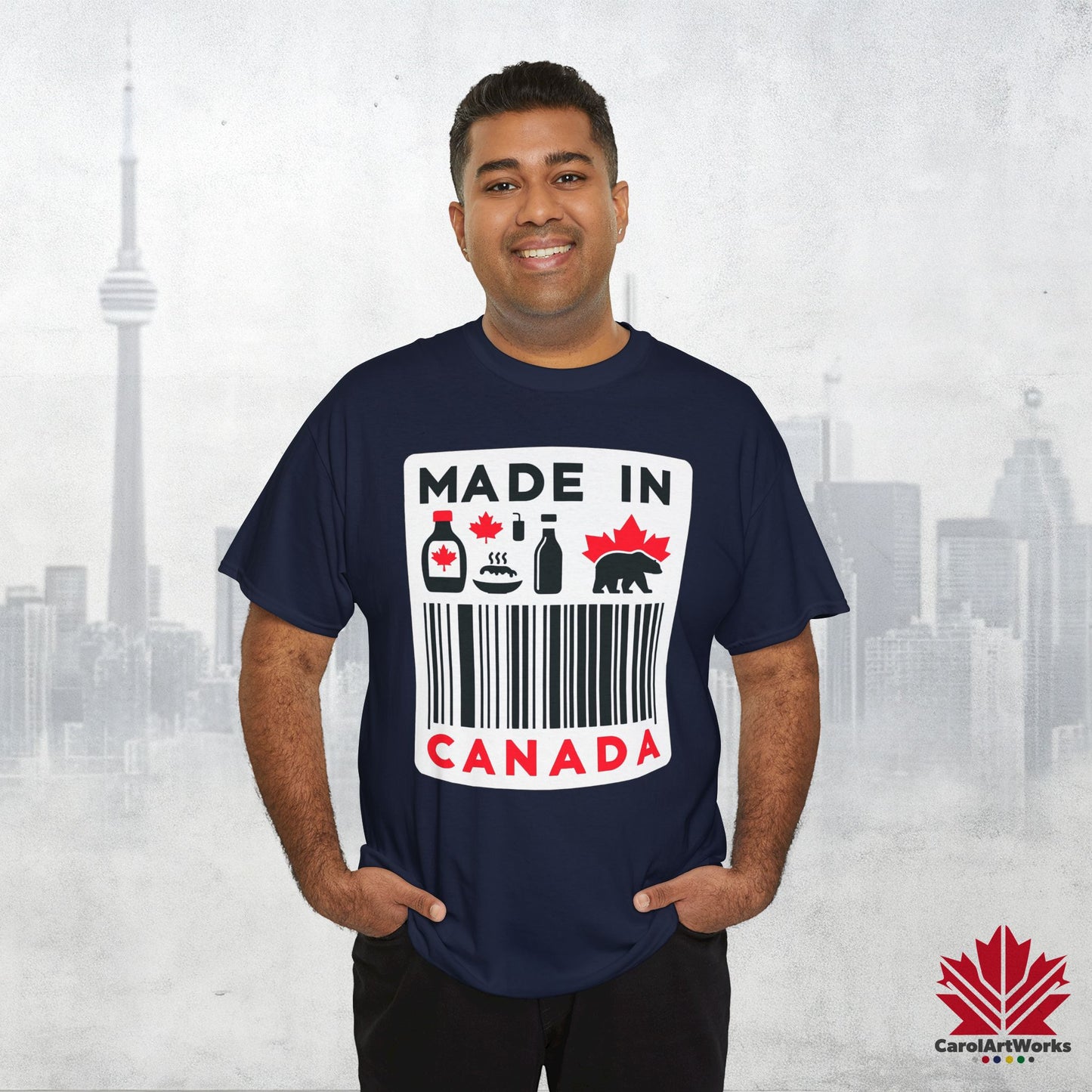 “Made in Canada” Unisex Cotton Tee – Canadian Pride T-Shirt