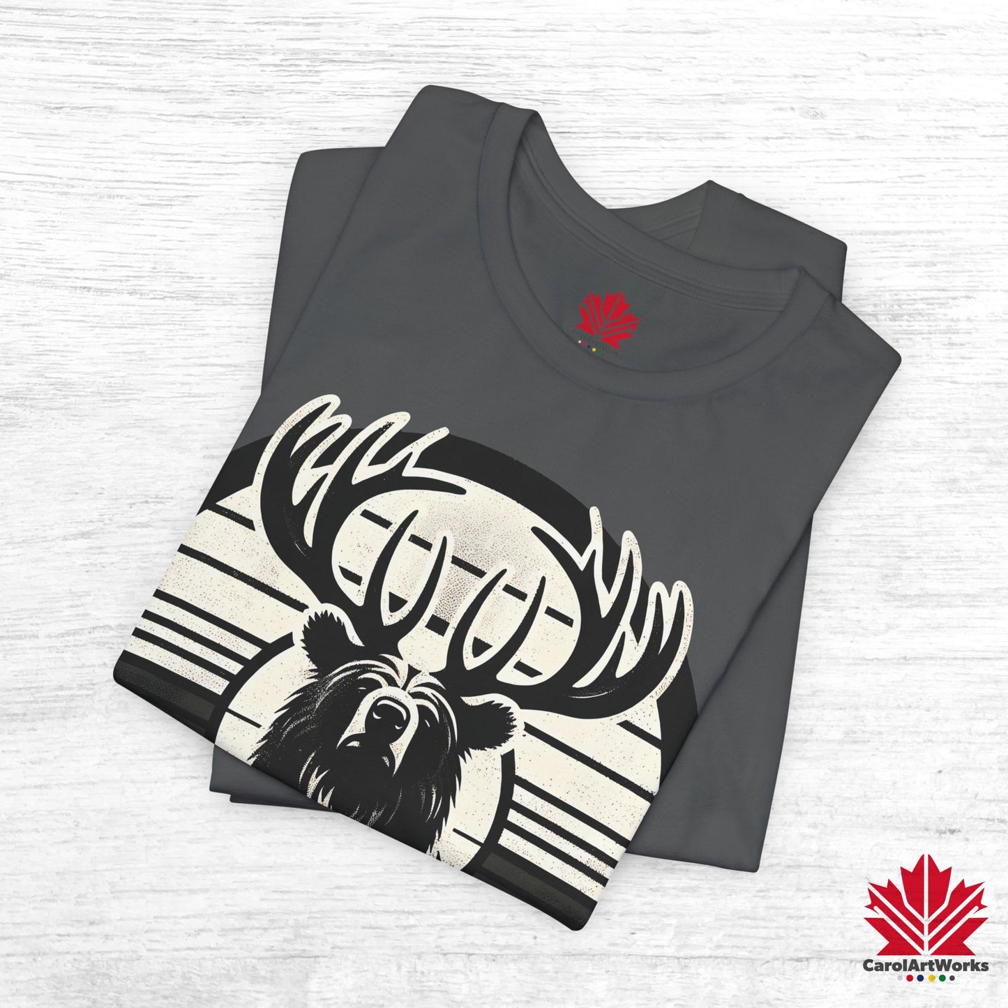 “Wild & Free” Unisex Short Sleeve Tee – Nature Inspired Graphic T-Shirt