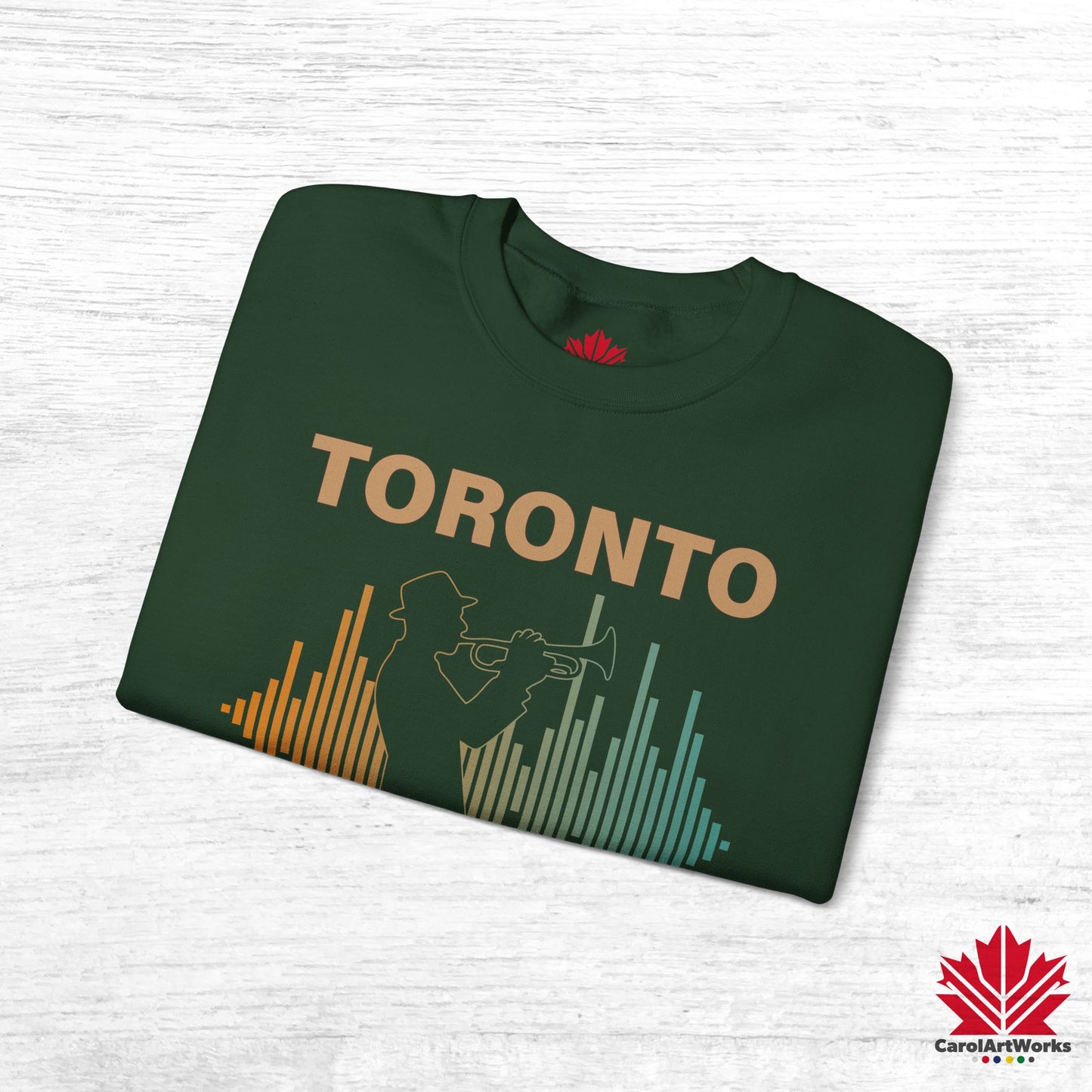 Sweat-shirt Toronto Soundwaves – Ambiance centre-ville, chaleur toute la journée