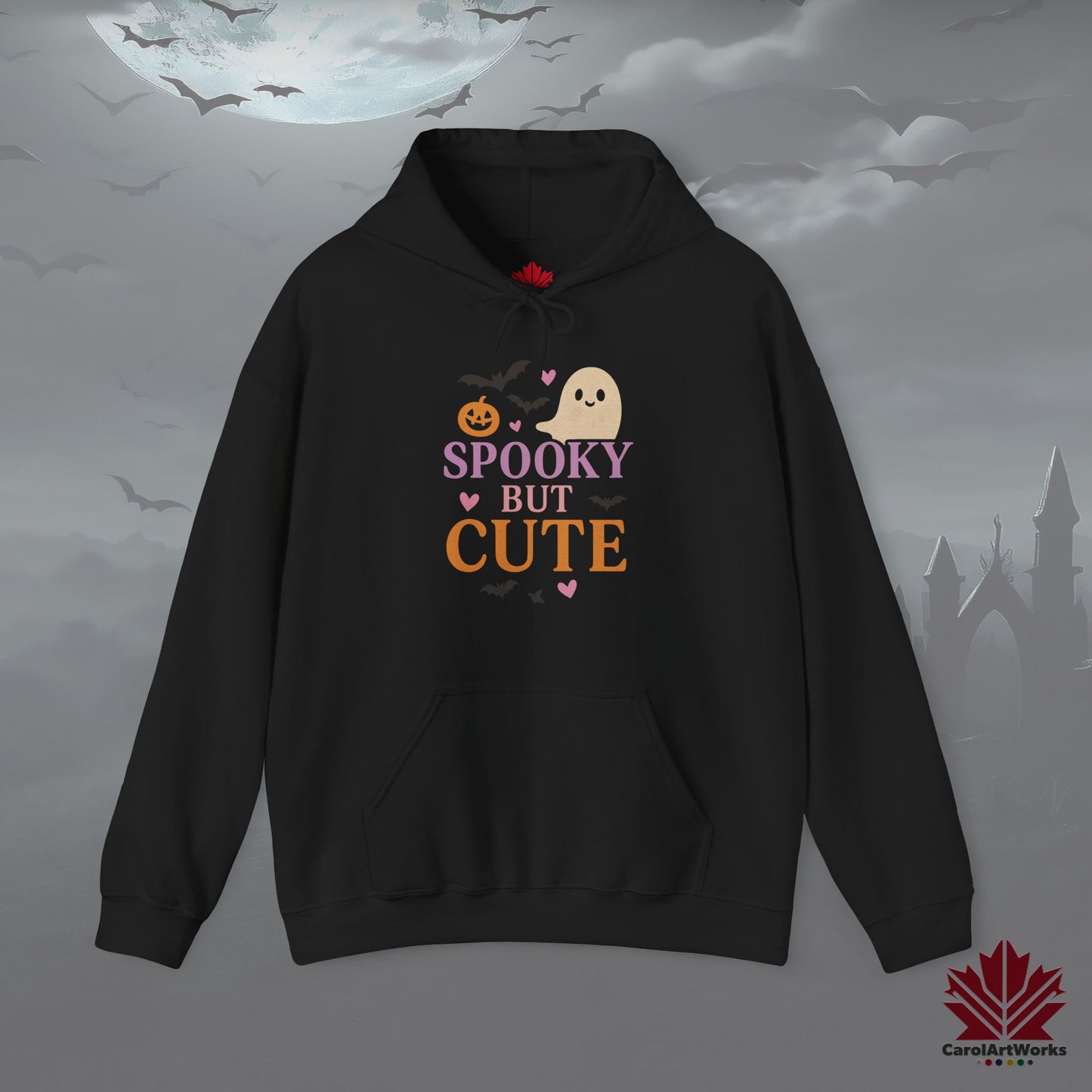 Spooky But Cute – Fun & Cozy Halloween Hoodie for Spooky Season