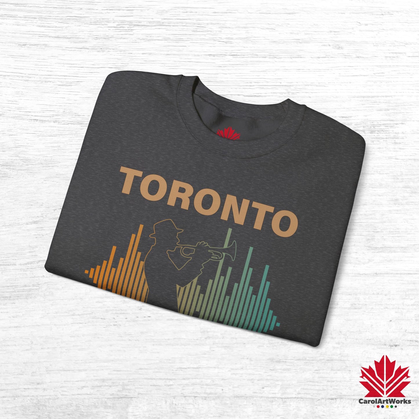 Sweat-shirt Toronto Soundwaves – Ambiance centre-ville, chaleur toute la journée