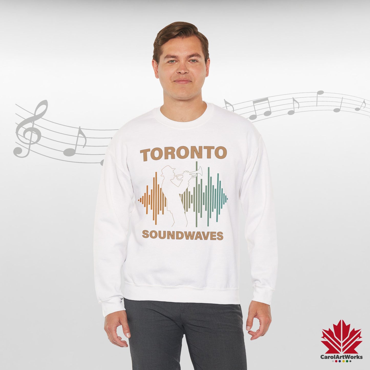 Sweat-shirt Toronto Soundwaves – Ambiance centre-ville, chaleur toute la journée