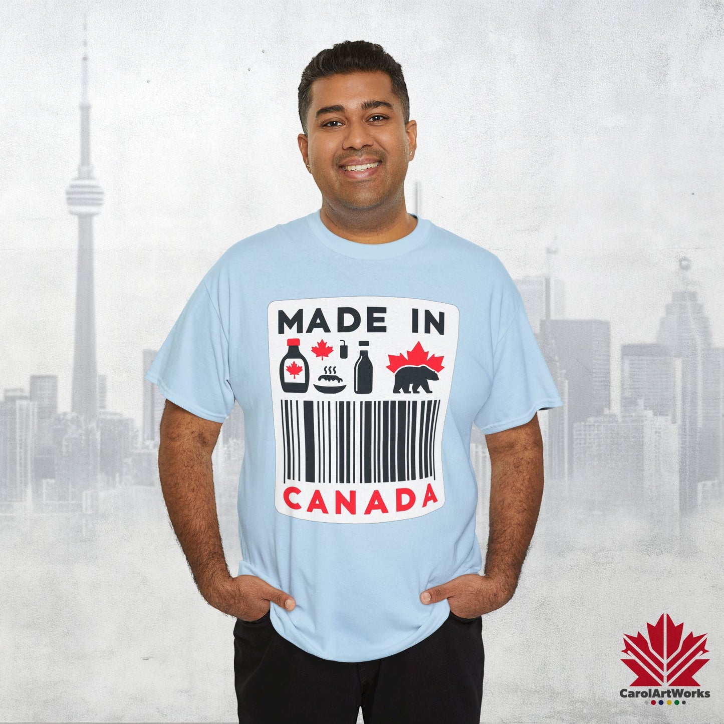 “Made in Canada” Unisex Cotton Tee – Canadian Pride T-Shirt