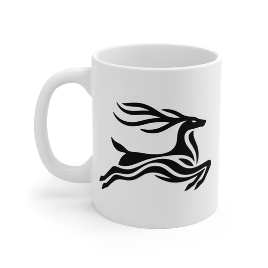 scandinavian minimalistic DEER - Ceramic Mugs (11oz\15oz\20oz)