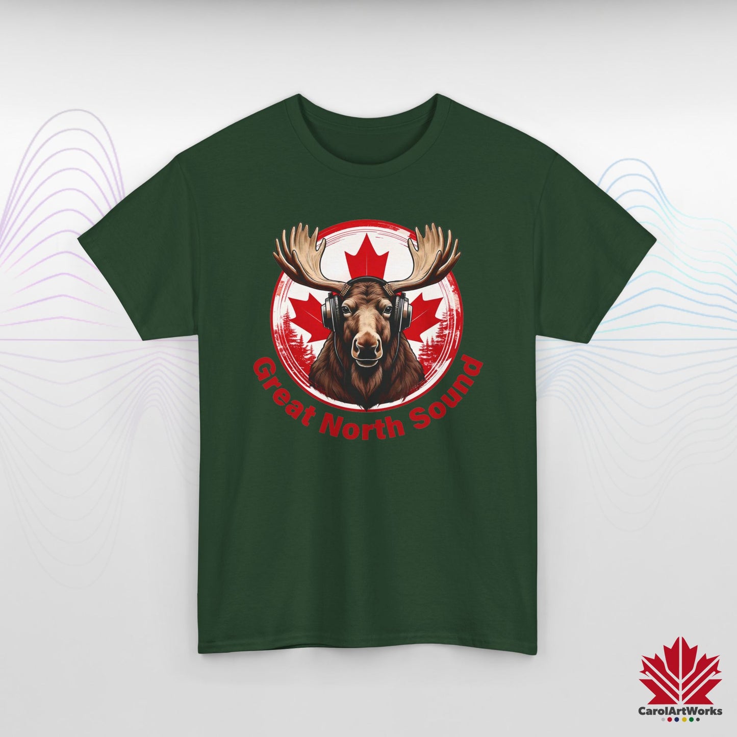 "Great North Sound" True North Sound Moose Tee