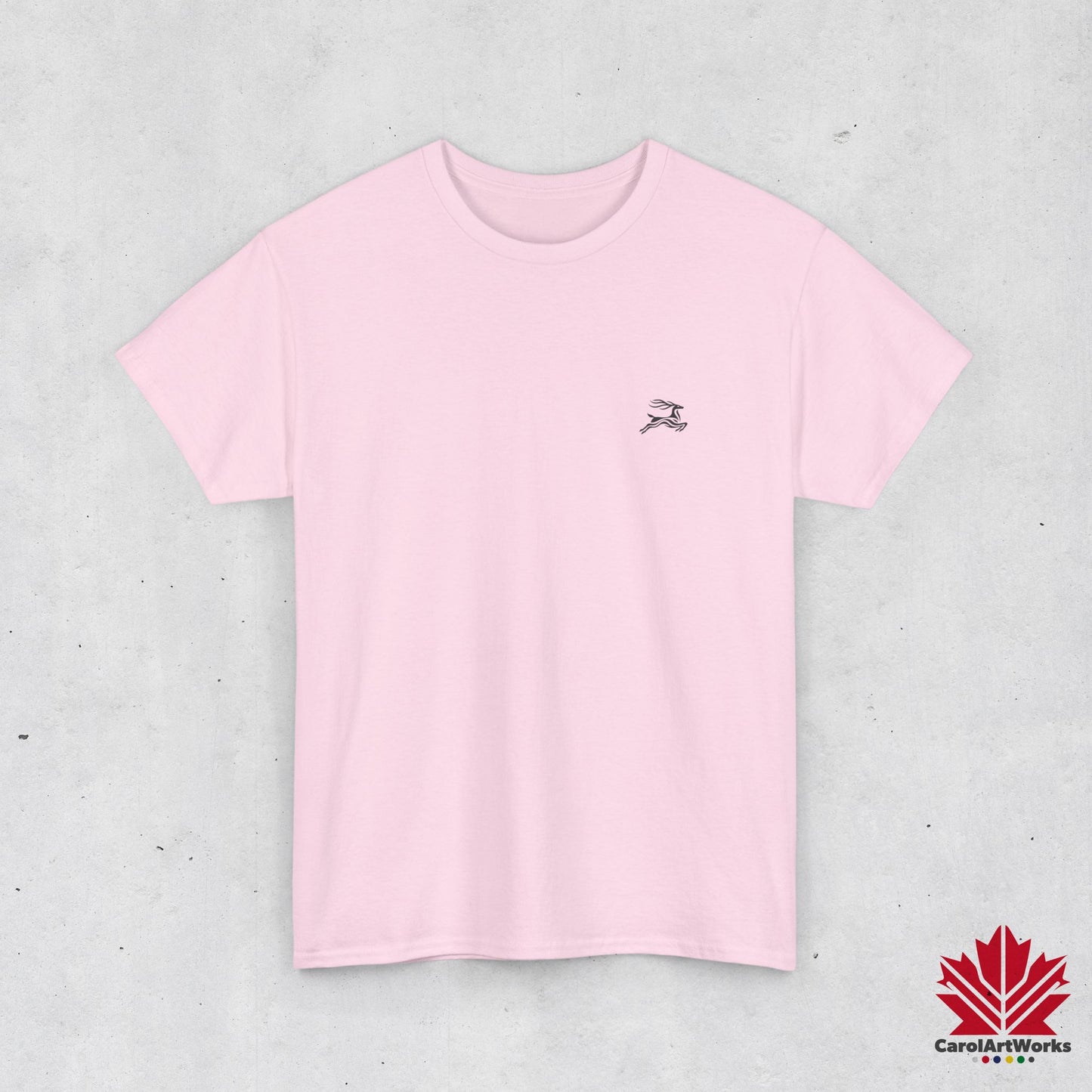 scandinavian minimalistic DEER Design Unisex Cotton Tee – Casual Stylish Comfort
