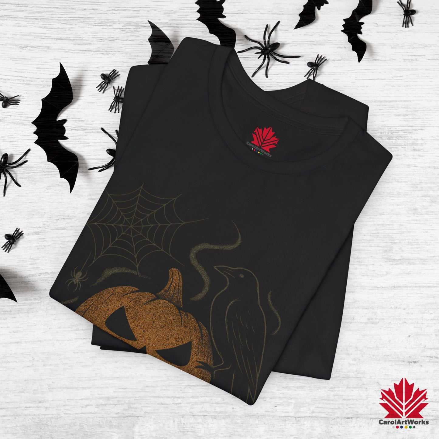 Ghostly Pumpkin – Cute & Spooky Halloween Tee | Ghost and Pumpkin Design