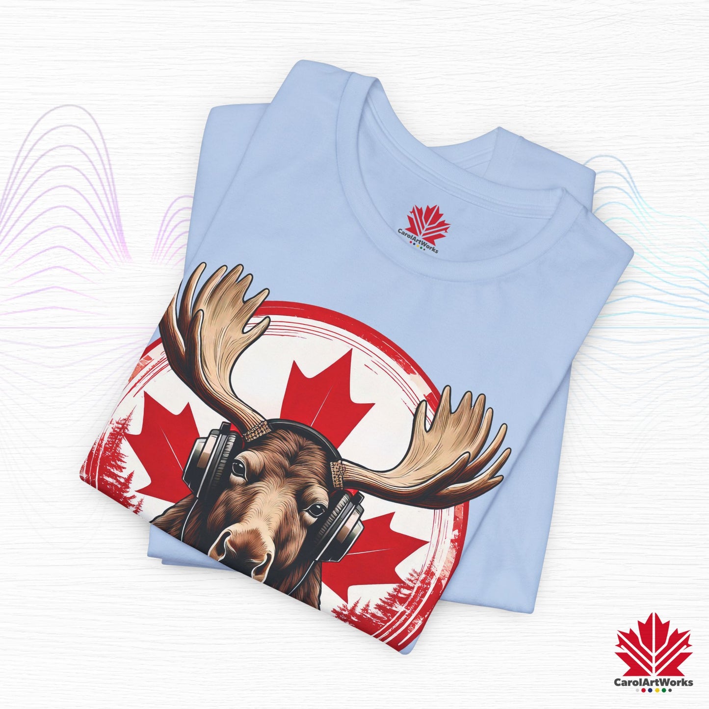 "Great North Sound" True North Sound Unisex Short Sleeve Tee - Maple Beats and Style