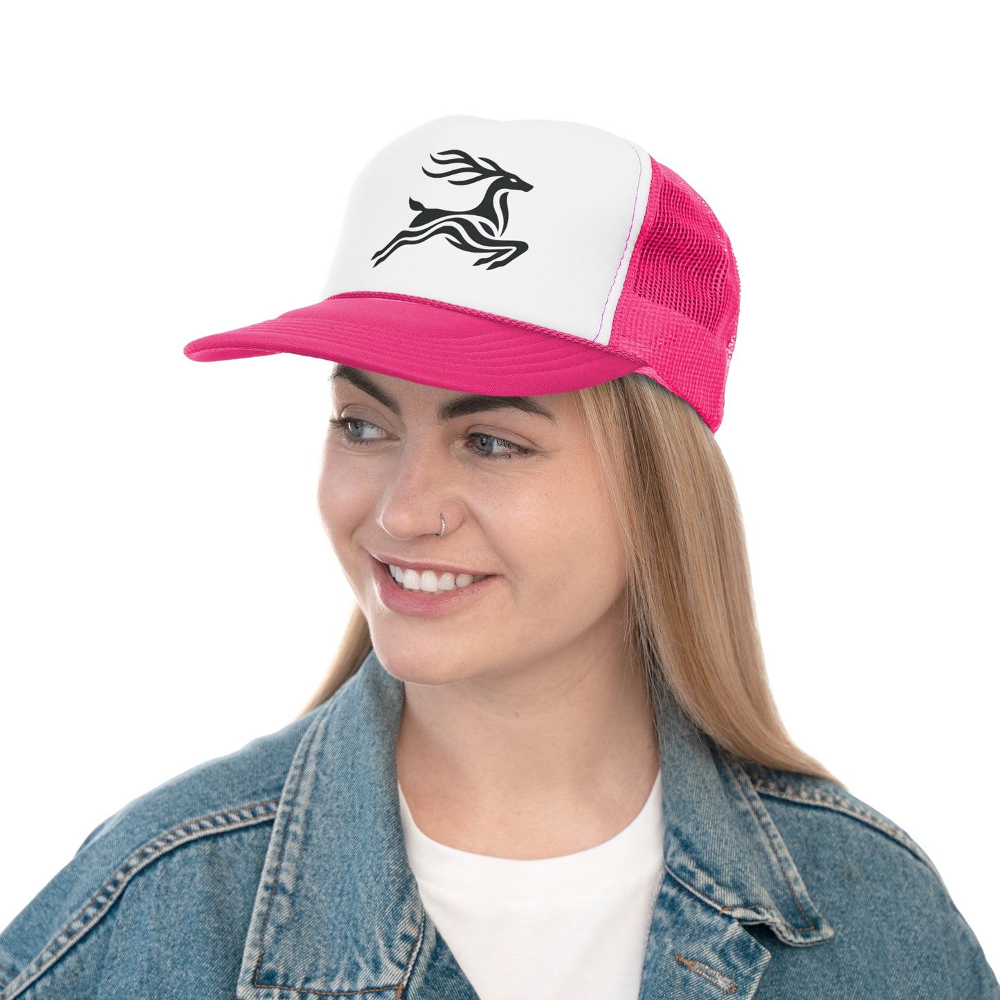 scandinavian minimalistic DEER Design β Wildlife-Inspired Trucker Cap