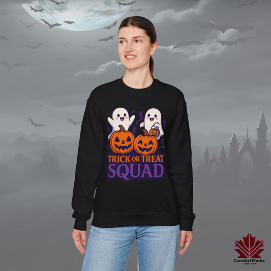 Trick or Treat Squad – Spooky Sweatshirt for Friends & Family