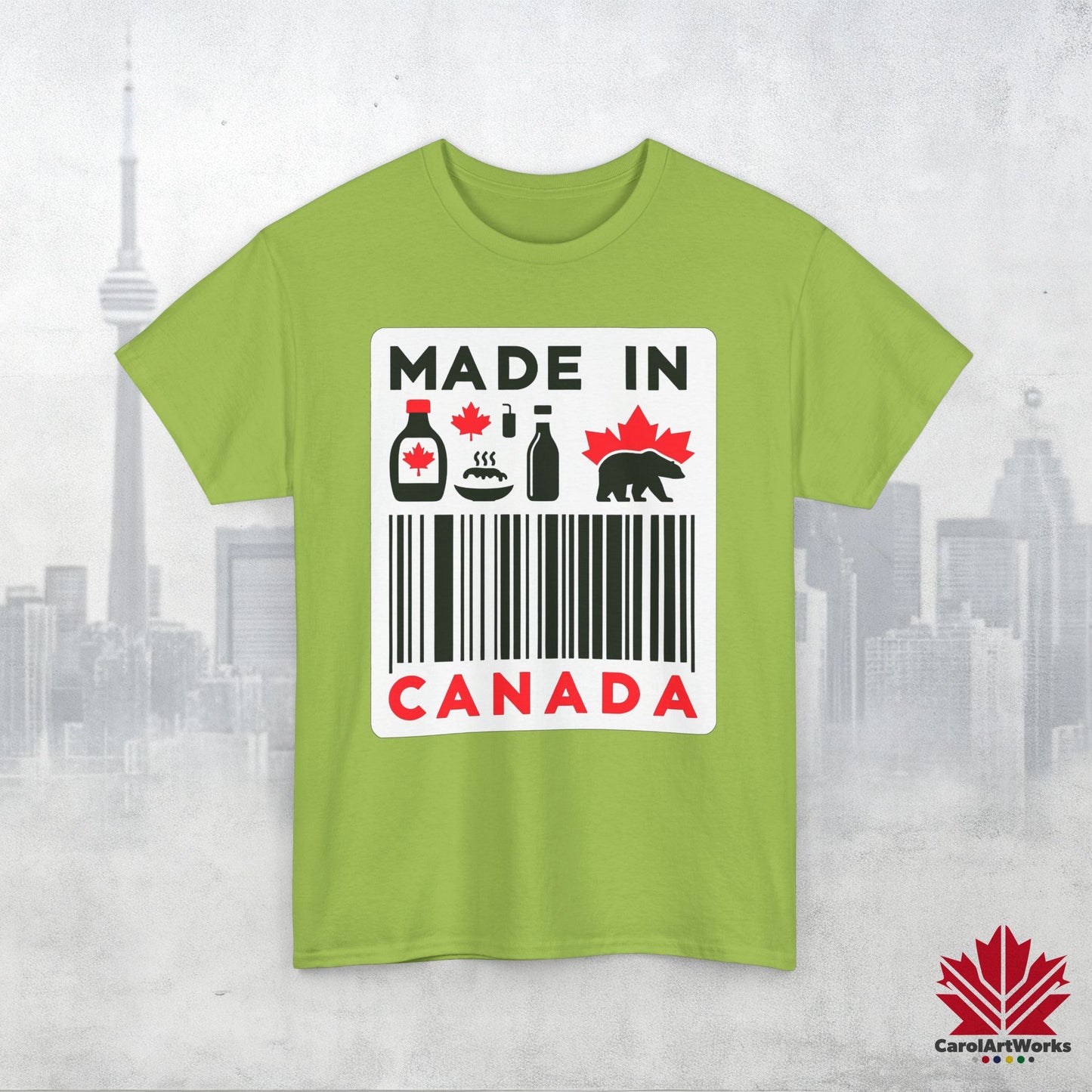 “Made in Canada” Unisex Cotton Tee – Canadian Pride T-Shirt