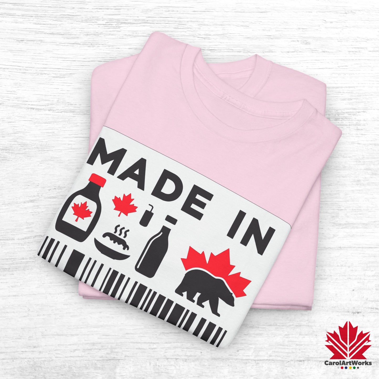 “Made in Canada” Unisex Cotton Tee – Canadian Pride T-Shirt