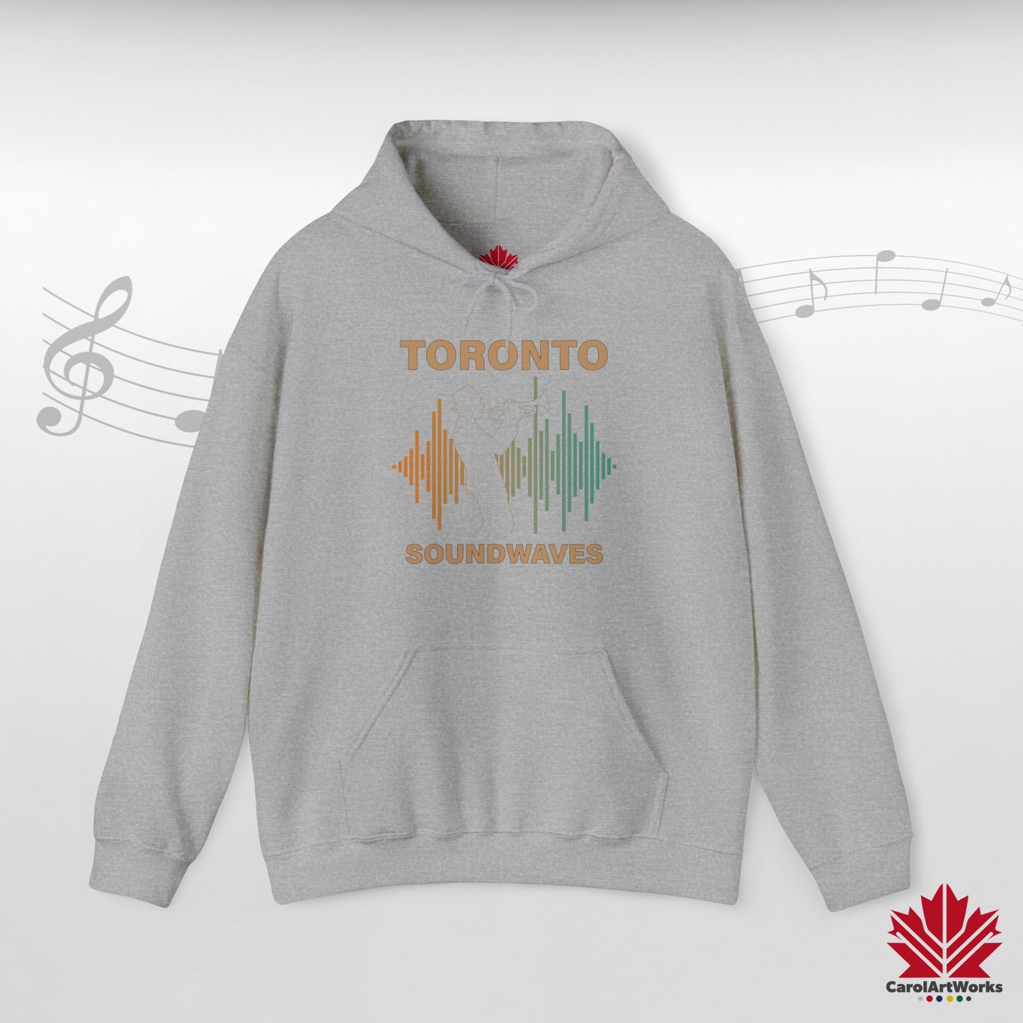 Sweat à capuche Toronto Soundwaves – Enveloppé de son et de confort