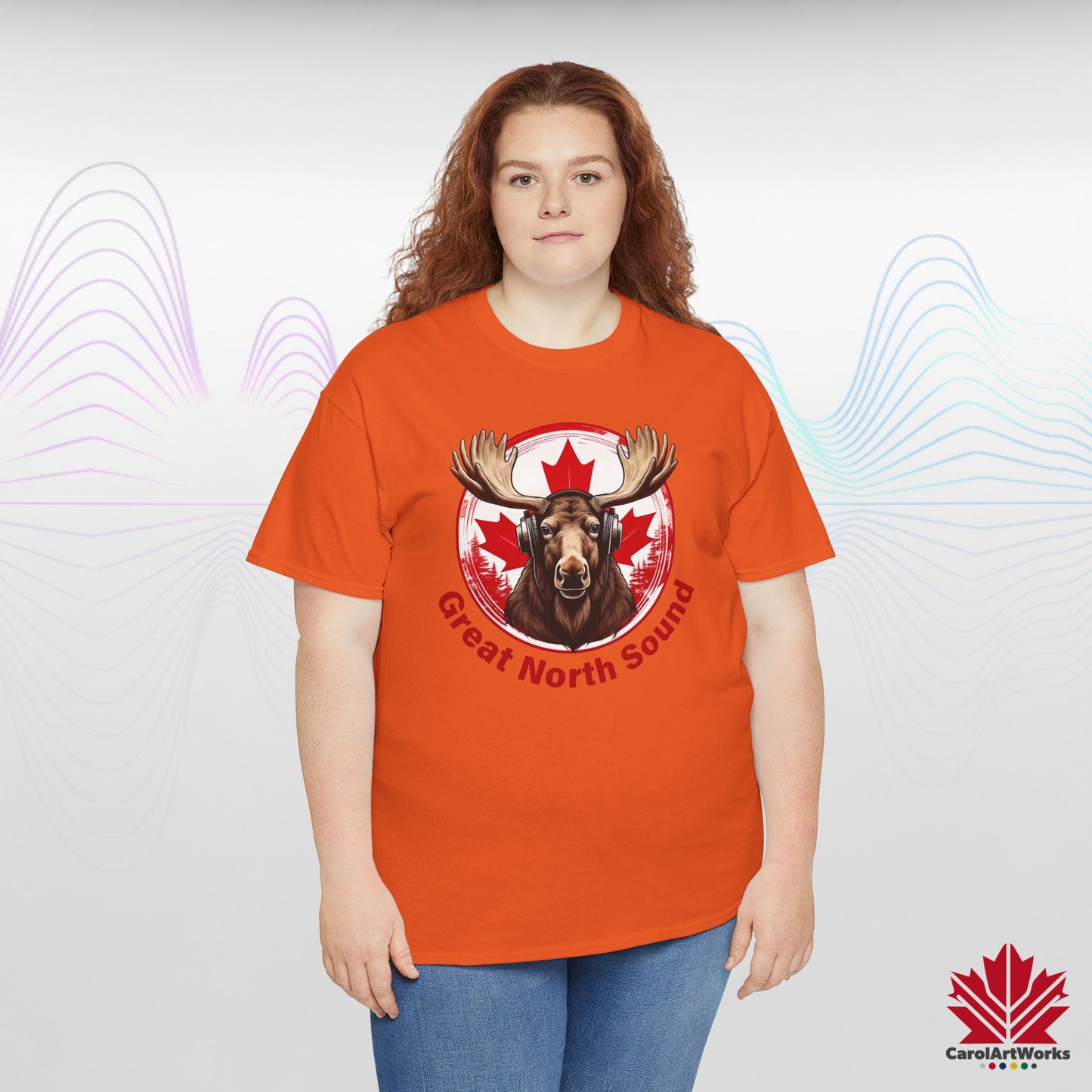 "Great North Sound" True North Sound Moose Tee