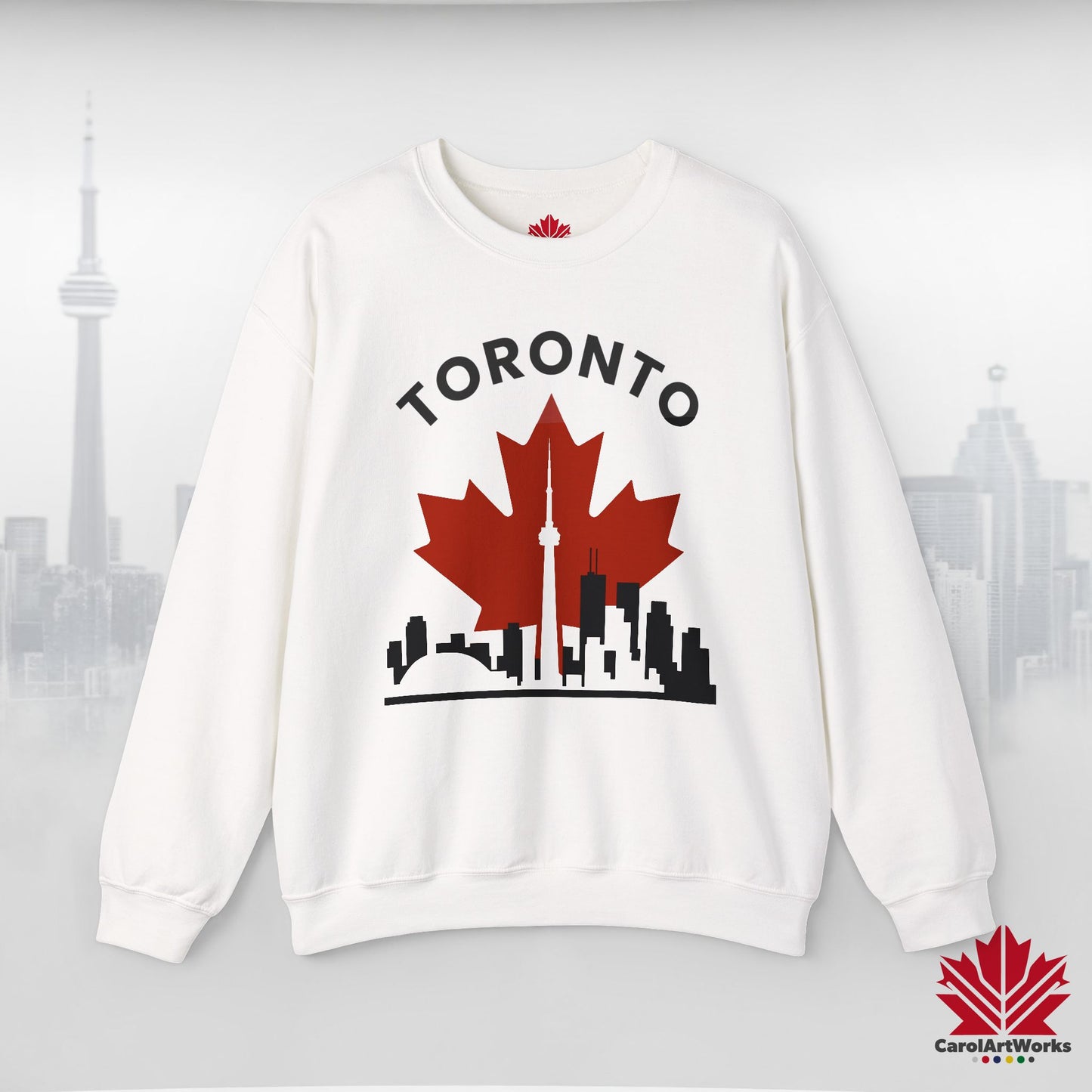 Pull ras du cou confortable Toronto Leafline pour les légendes locales
