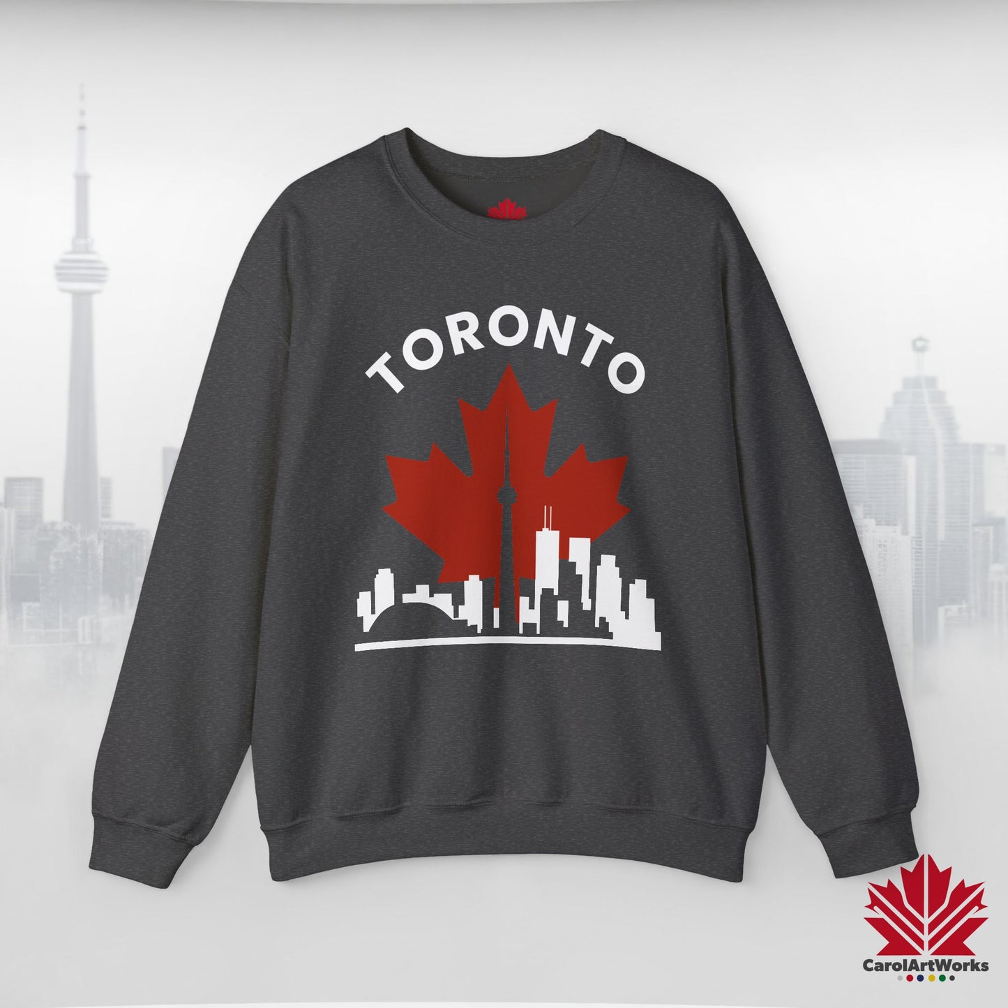 Pull ras du cou confortable Toronto Leafline pour les légendes locales