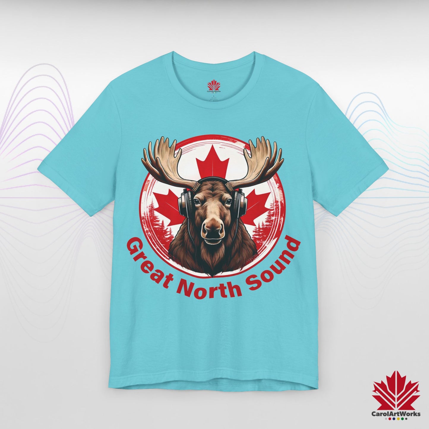 "Great North Sound" True North Sound Unisex Short Sleeve Tee - Maple Beats and Style