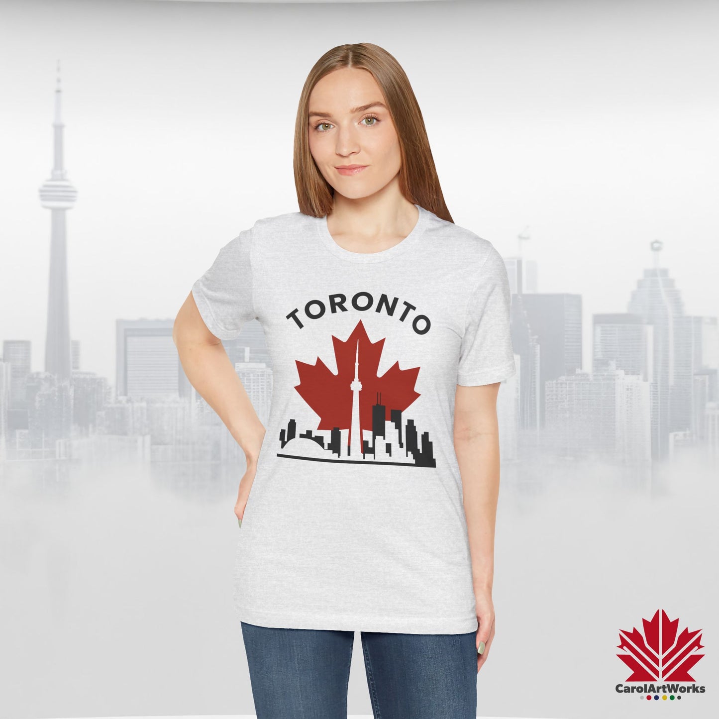 T-shirt Toronto Leafline Premium pour une allure canadienne décontractée