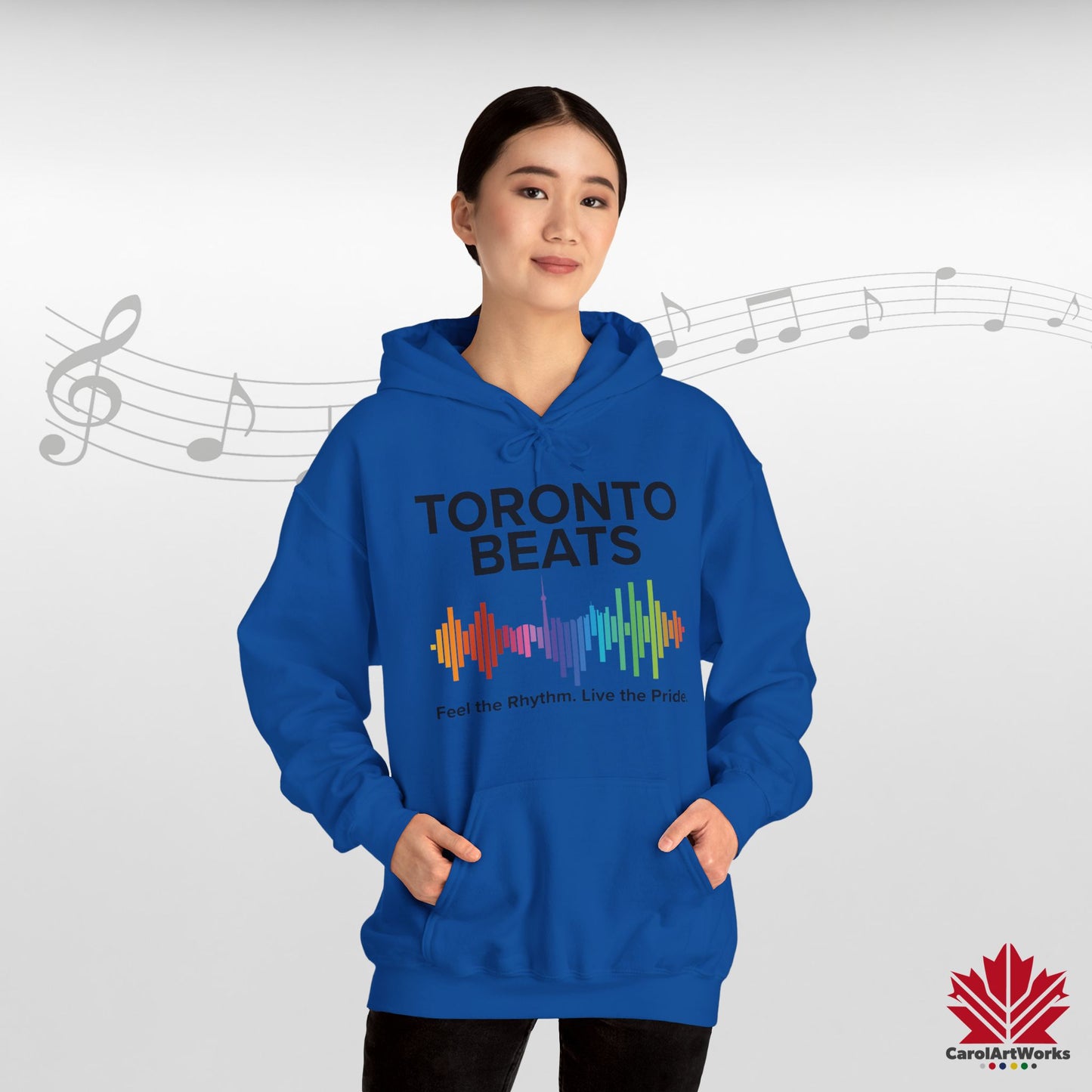 Sweat à capuche Toronto Beats – Bruyant dehors. Chaud dedans.