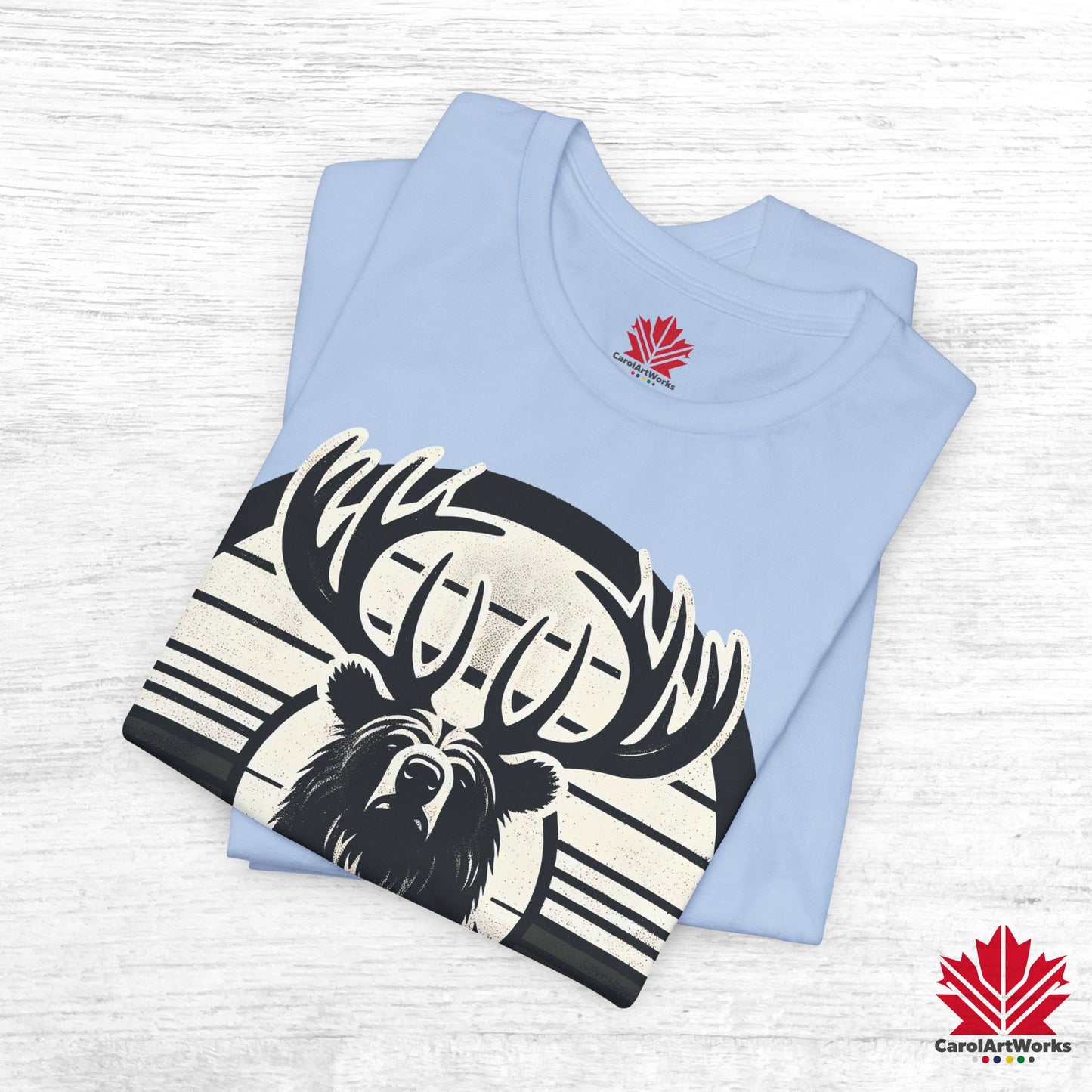 “Wild & Free” Unisex Short Sleeve Tee – Nature Inspired Graphic T-Shirt
