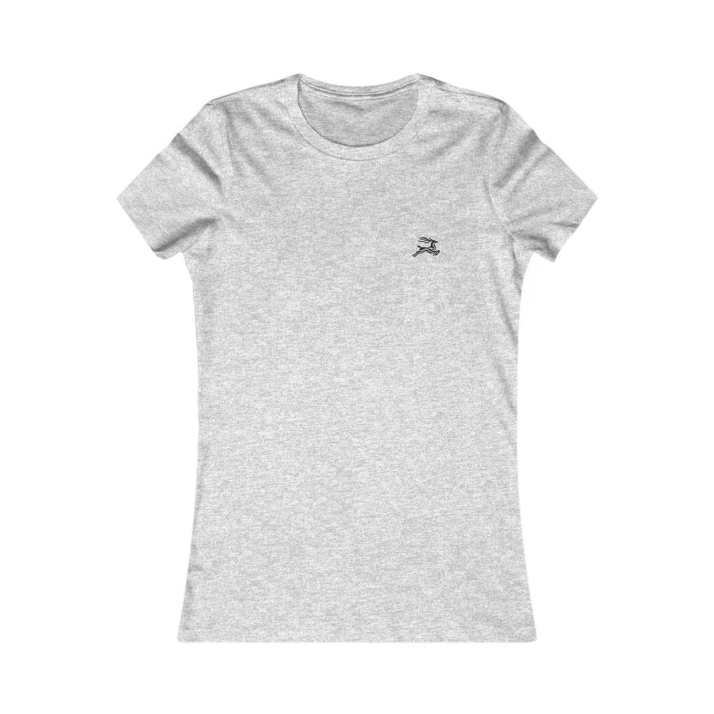T-shirt minimaliste scandinave pour femme, motif cerf, style décontracté au quotidien
