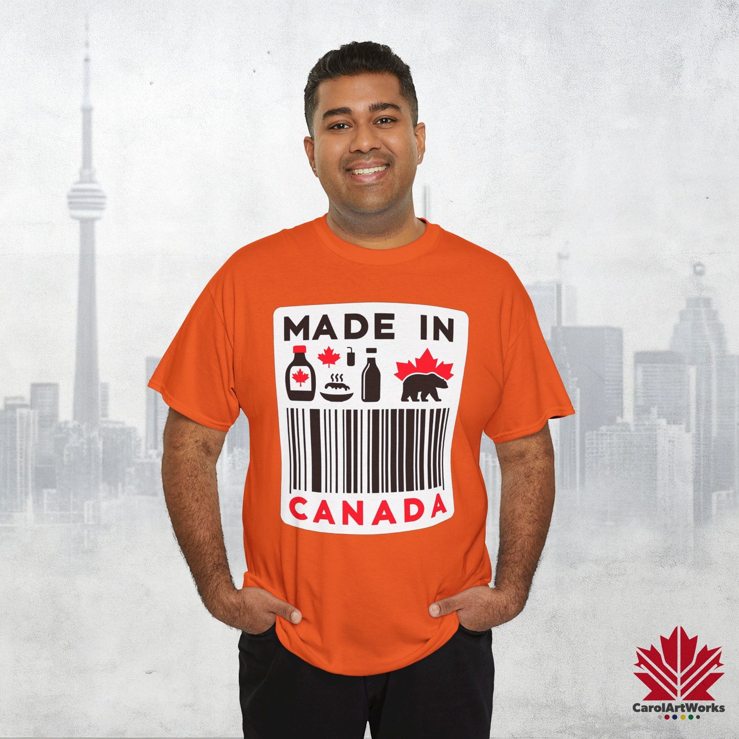 “Made in Canada” Unisex Cotton Tee – Canadian Pride T-Shirt