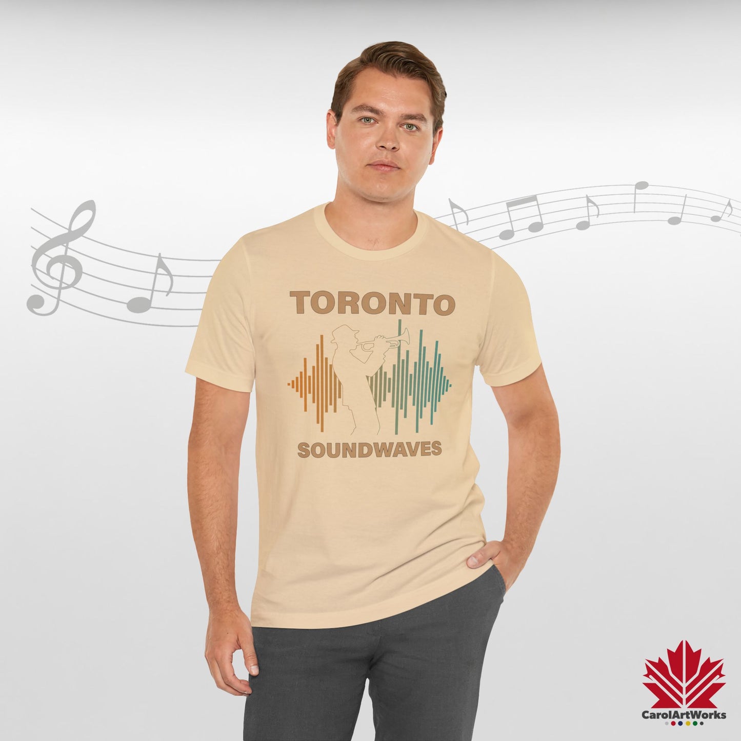 T-shirt Toronto Soundwaves Premium – Pour les mélomanes et les soirées citadines
