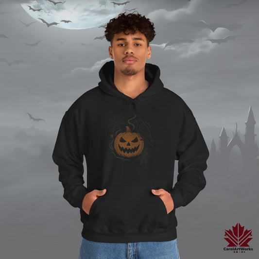 Ghostly Pumpkin – Hoodie | Spooky Halloween Ghost Design